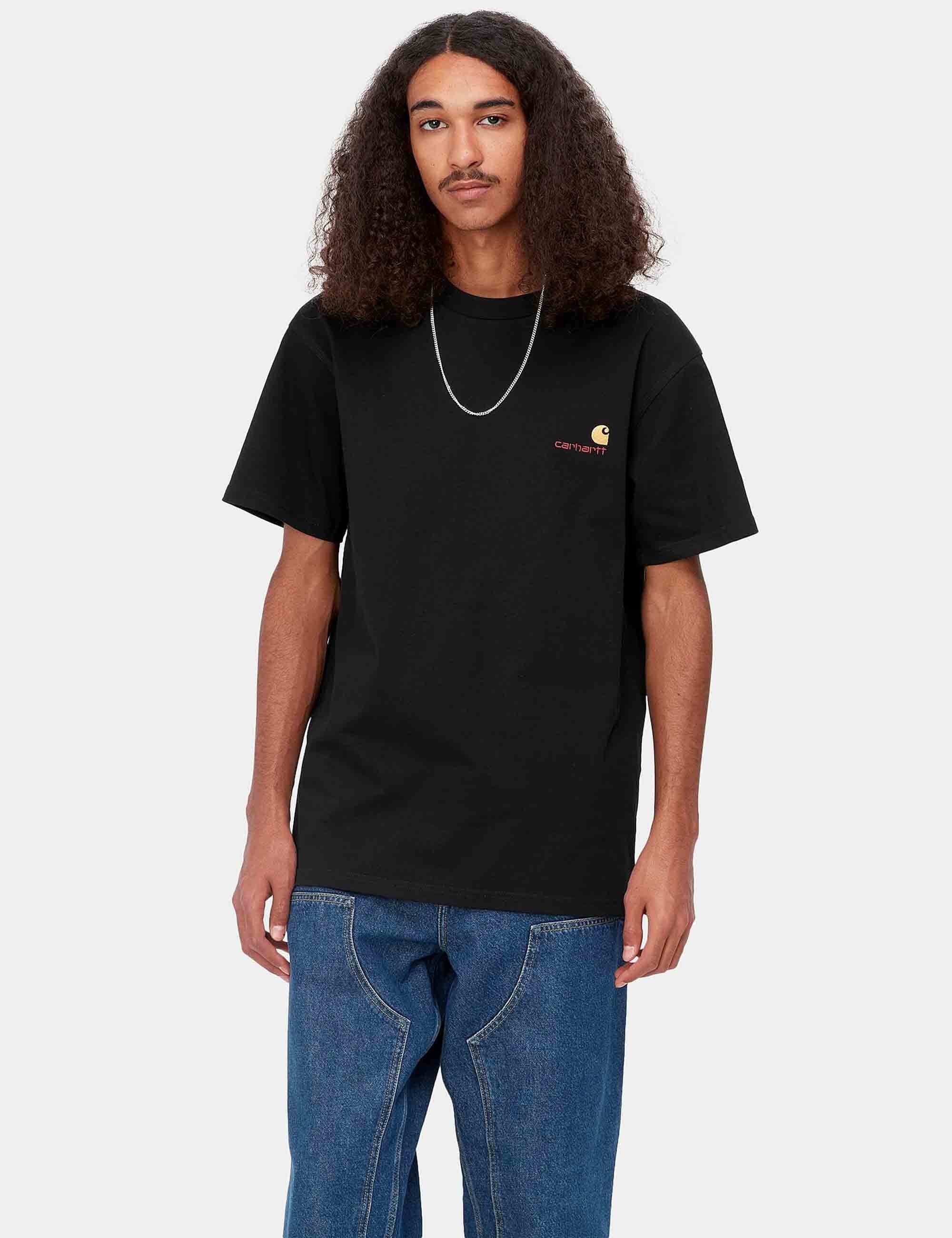 American Script T-Shirt - Black - Image 2