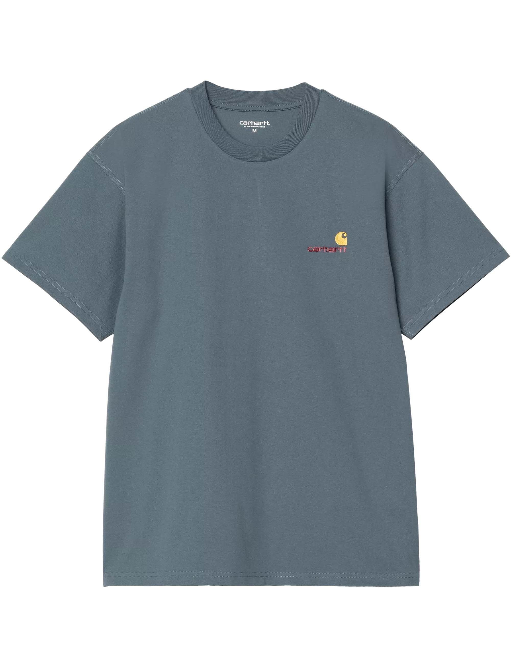 American Script T-Shirt - Office Blue
