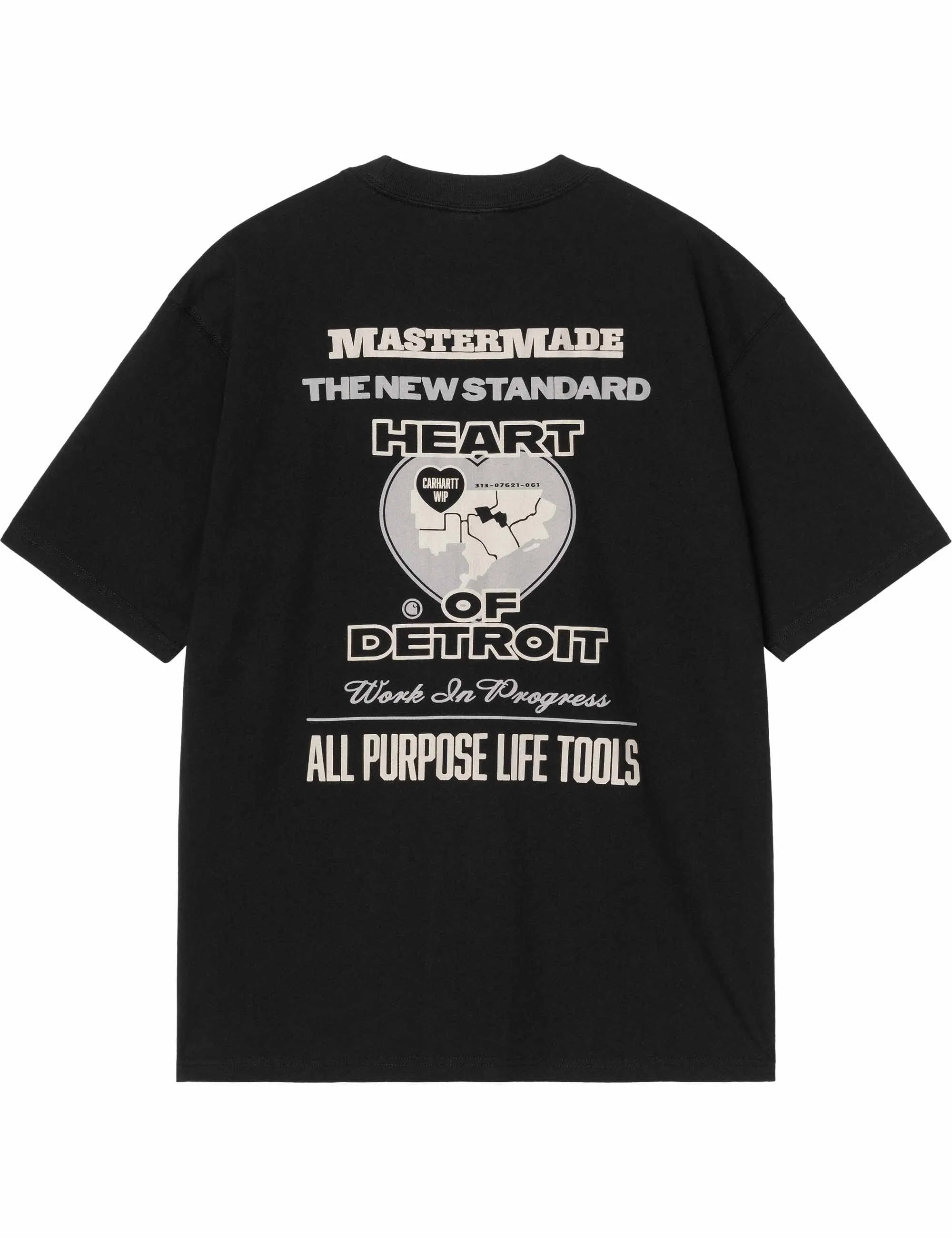 Arcan T-Shirt - Black (Heavy Stone Wash)
