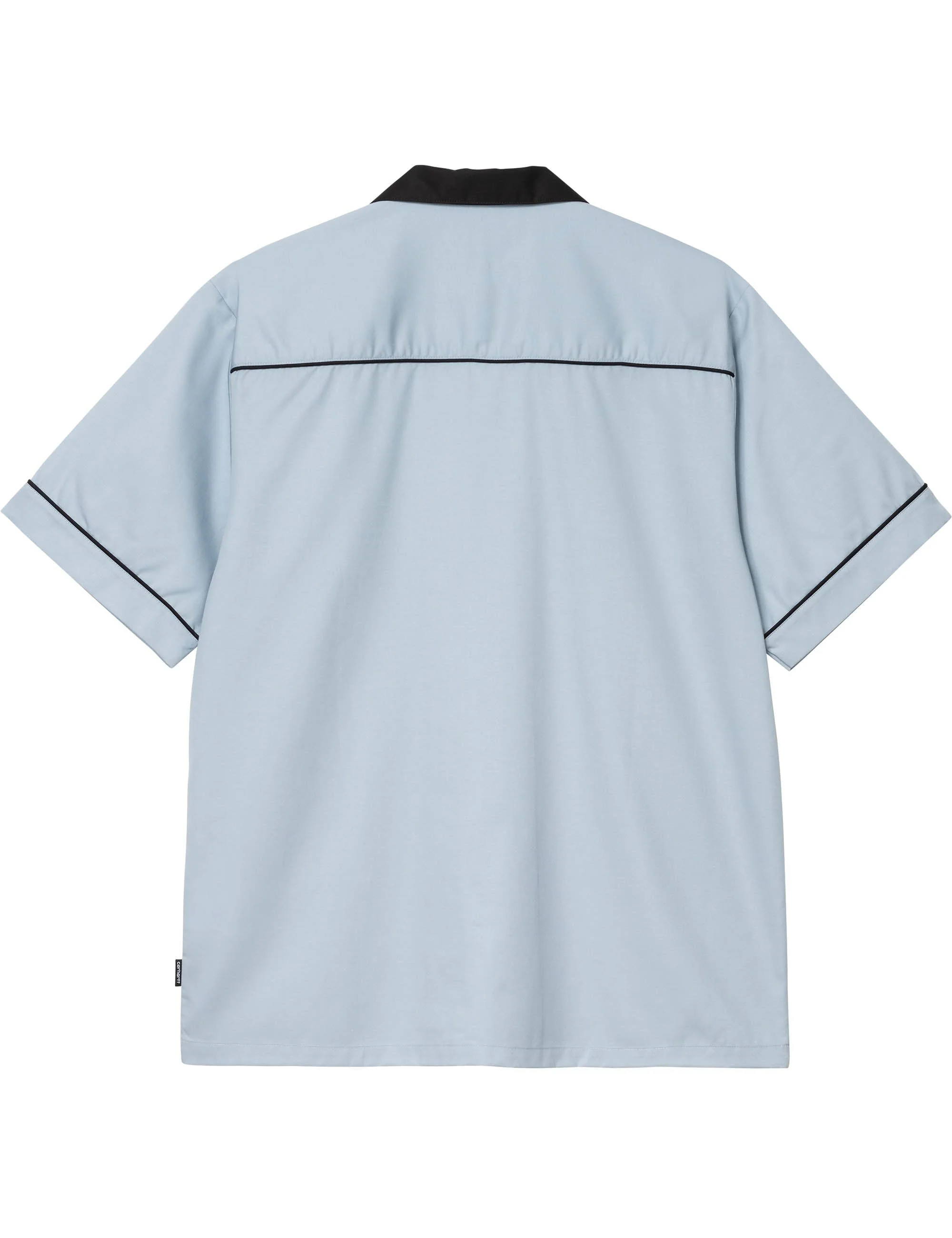 Bowl Short Sleeve Shirt - Blue Fog/Black - Image 2