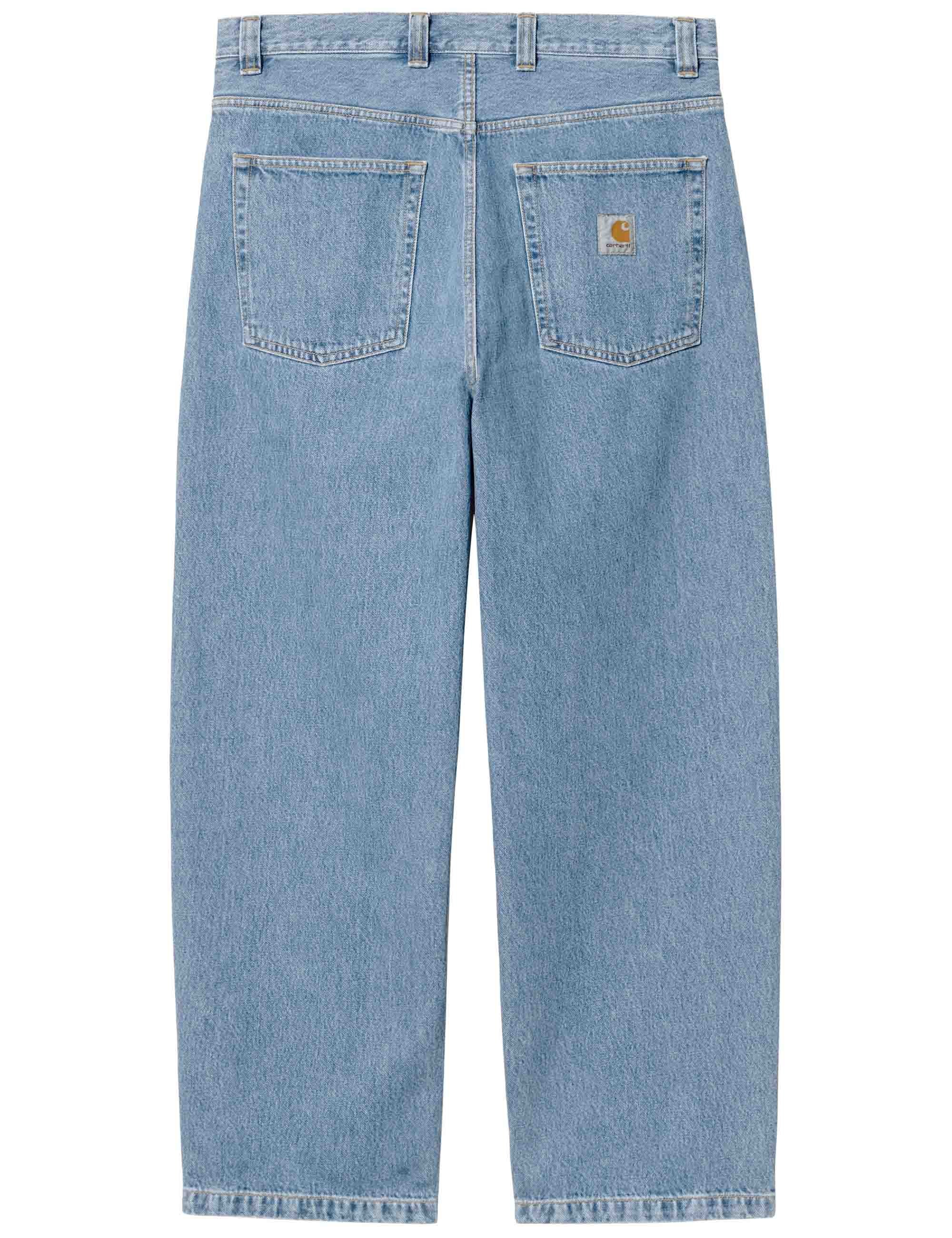 Brandon Denim Pant - Blue, Stone Bleached Wash - Image 2