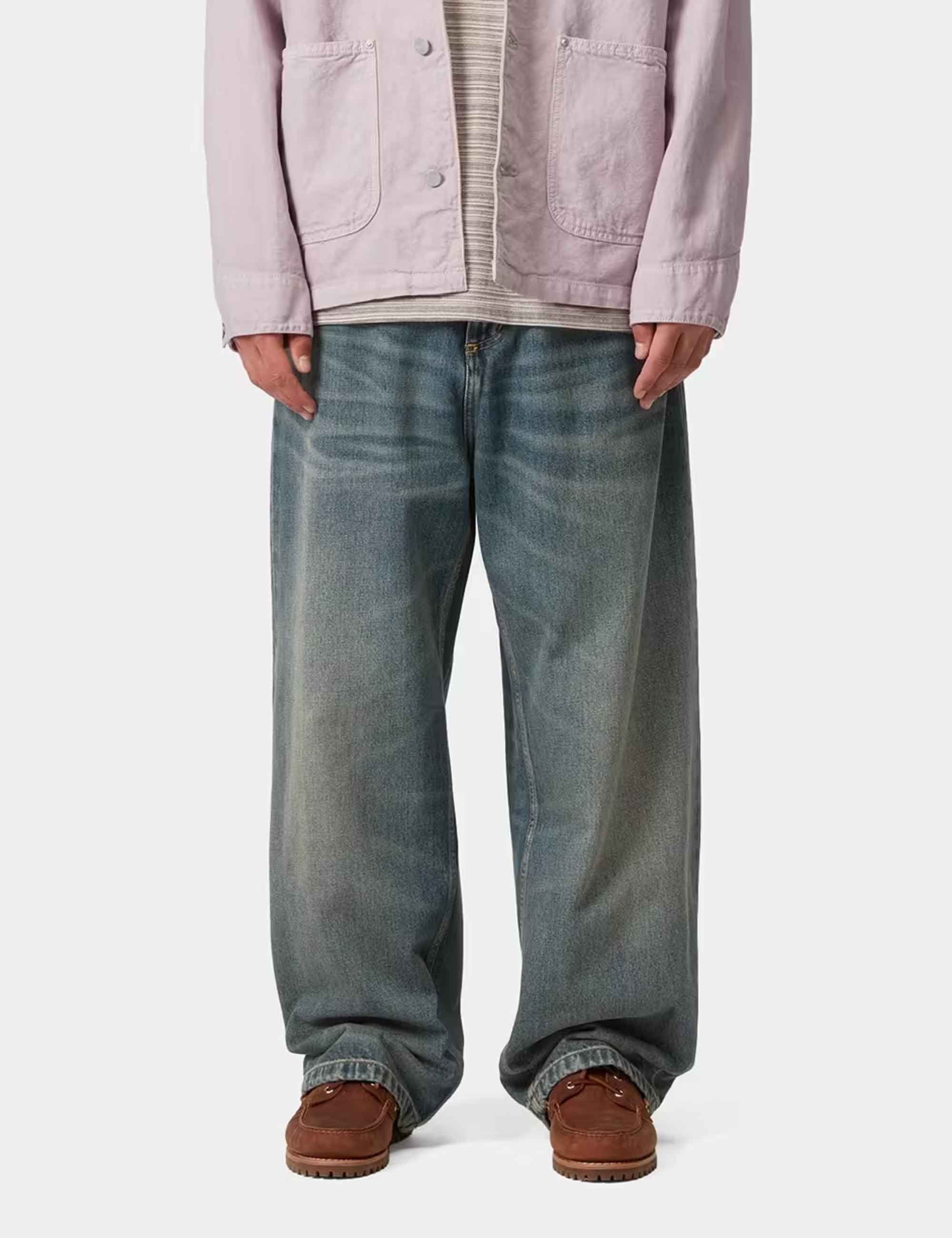 Brandon Denim Pant - Blue, Worn Used Wash - Image 2