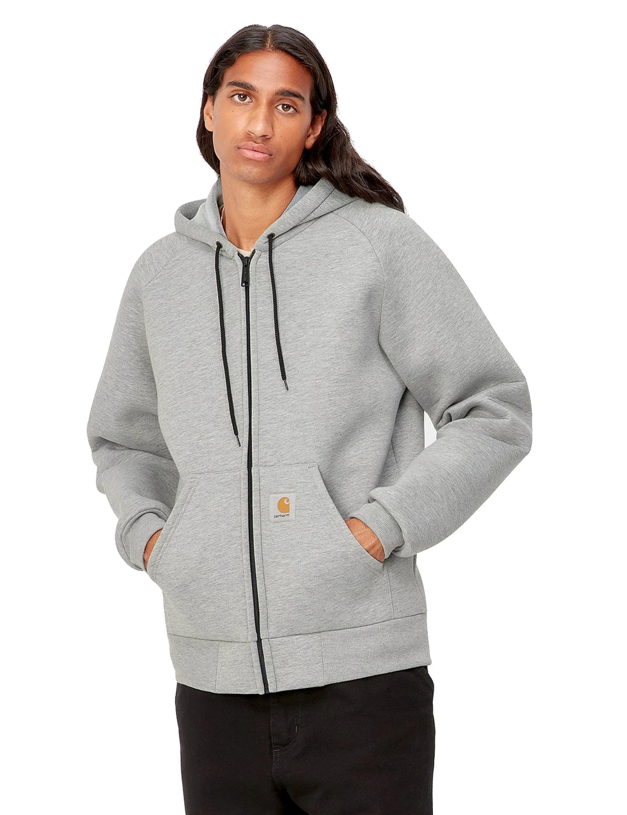 Car-Lux Hooded Jacket - Grey Heather - Image 2