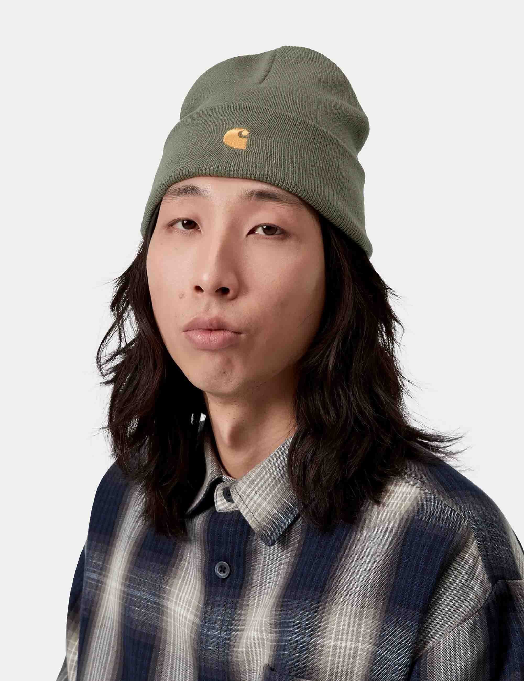 Chase Beanie Hat - Leaf/Gold - Image 2