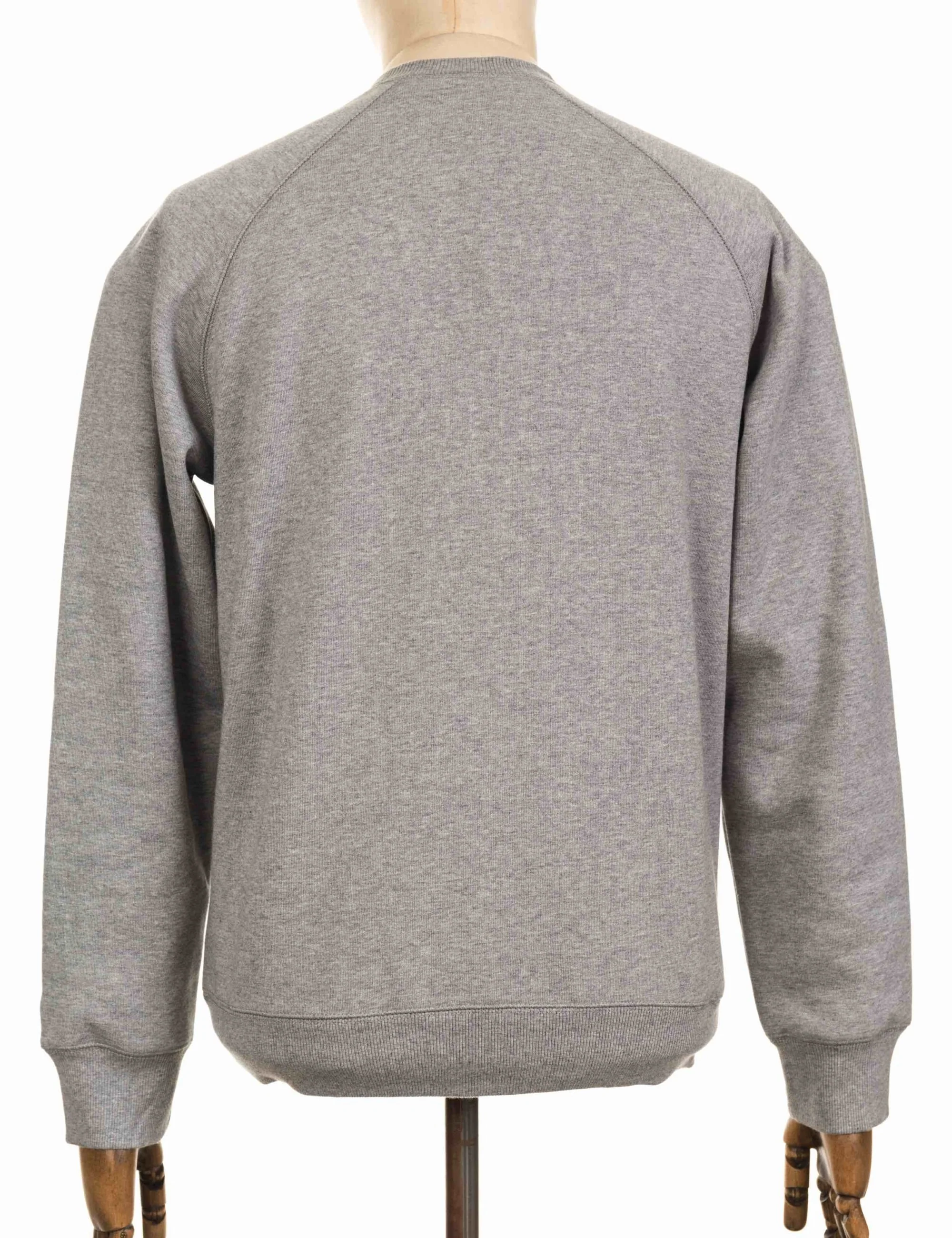Chase Crew Sweat - Grey Heather/Gold - Image 4