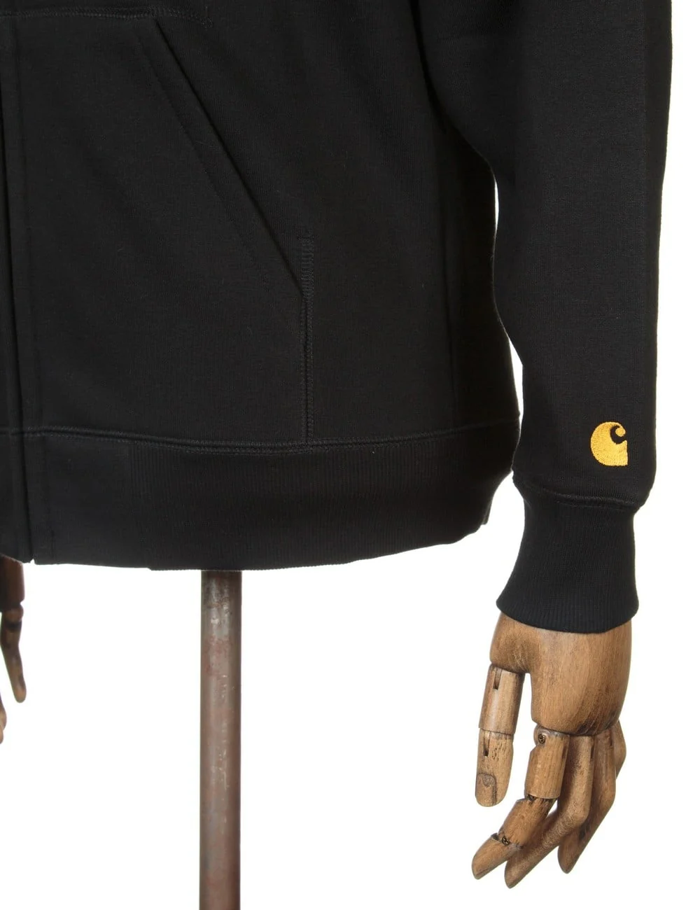 Chase Hooded Jacket - Black/Gold - Image 6