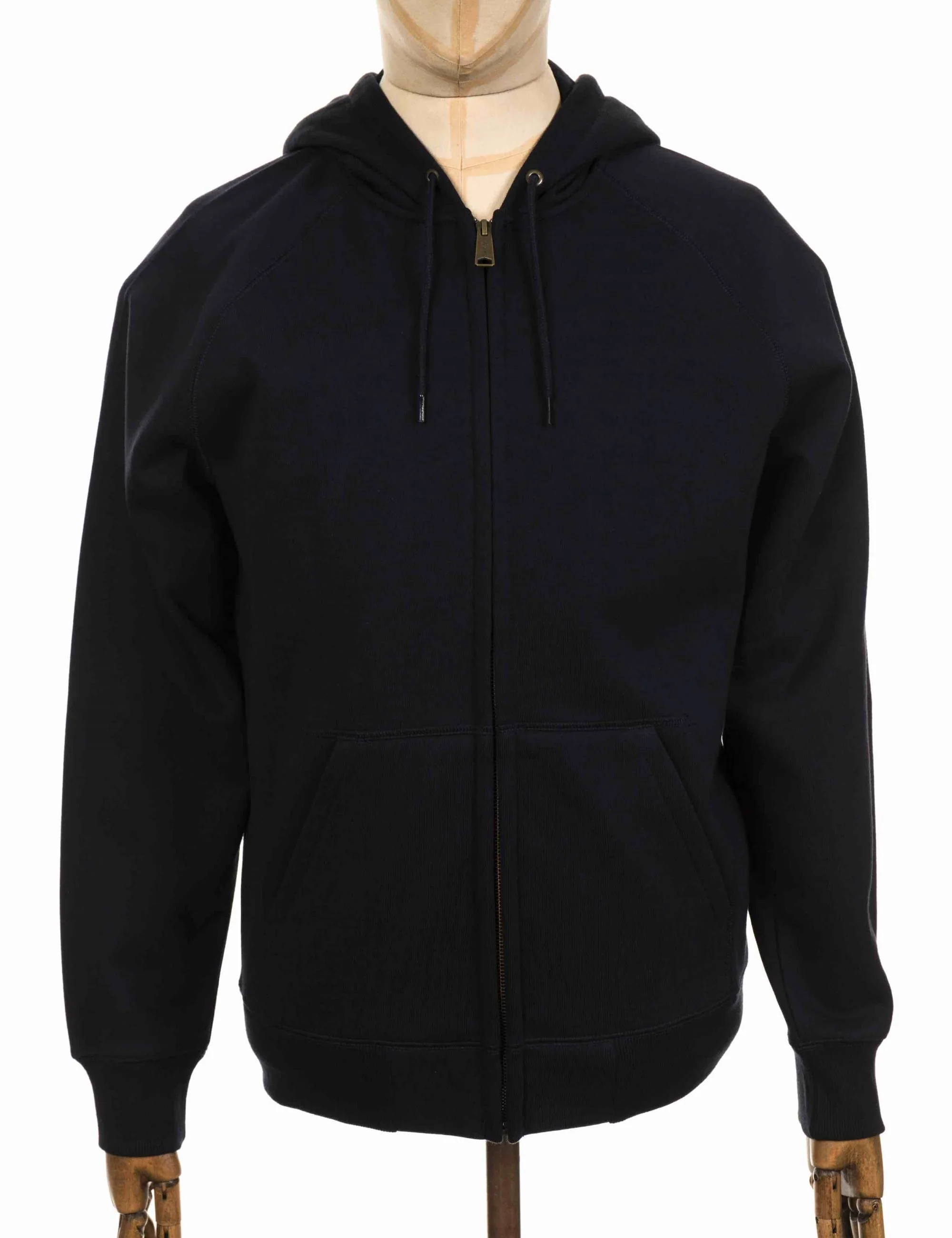 Chase Hooded Jacket - Dark Navy/Gold - Image 3