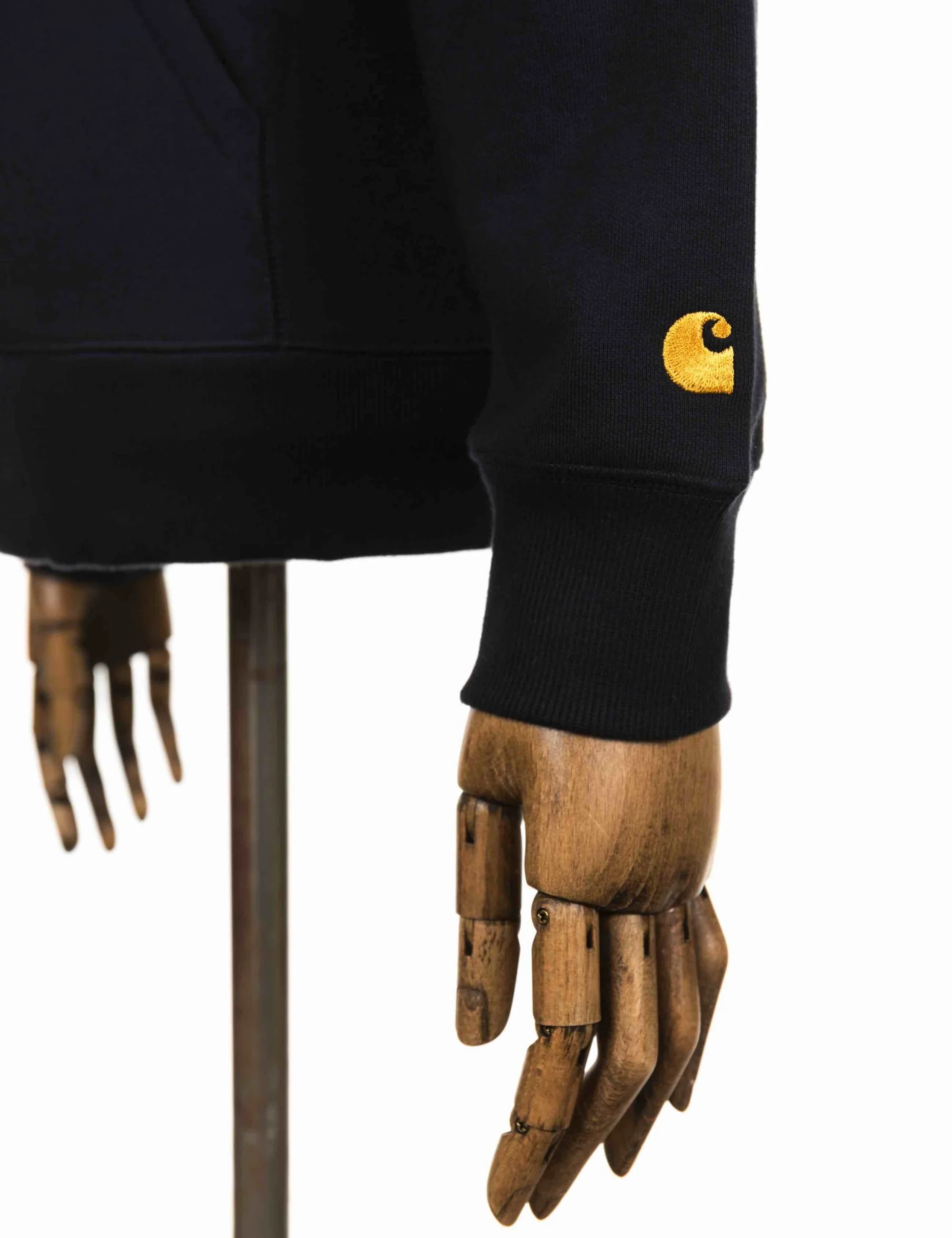 Chase Hooded Jacket - Dark Navy/Gold - Image 5