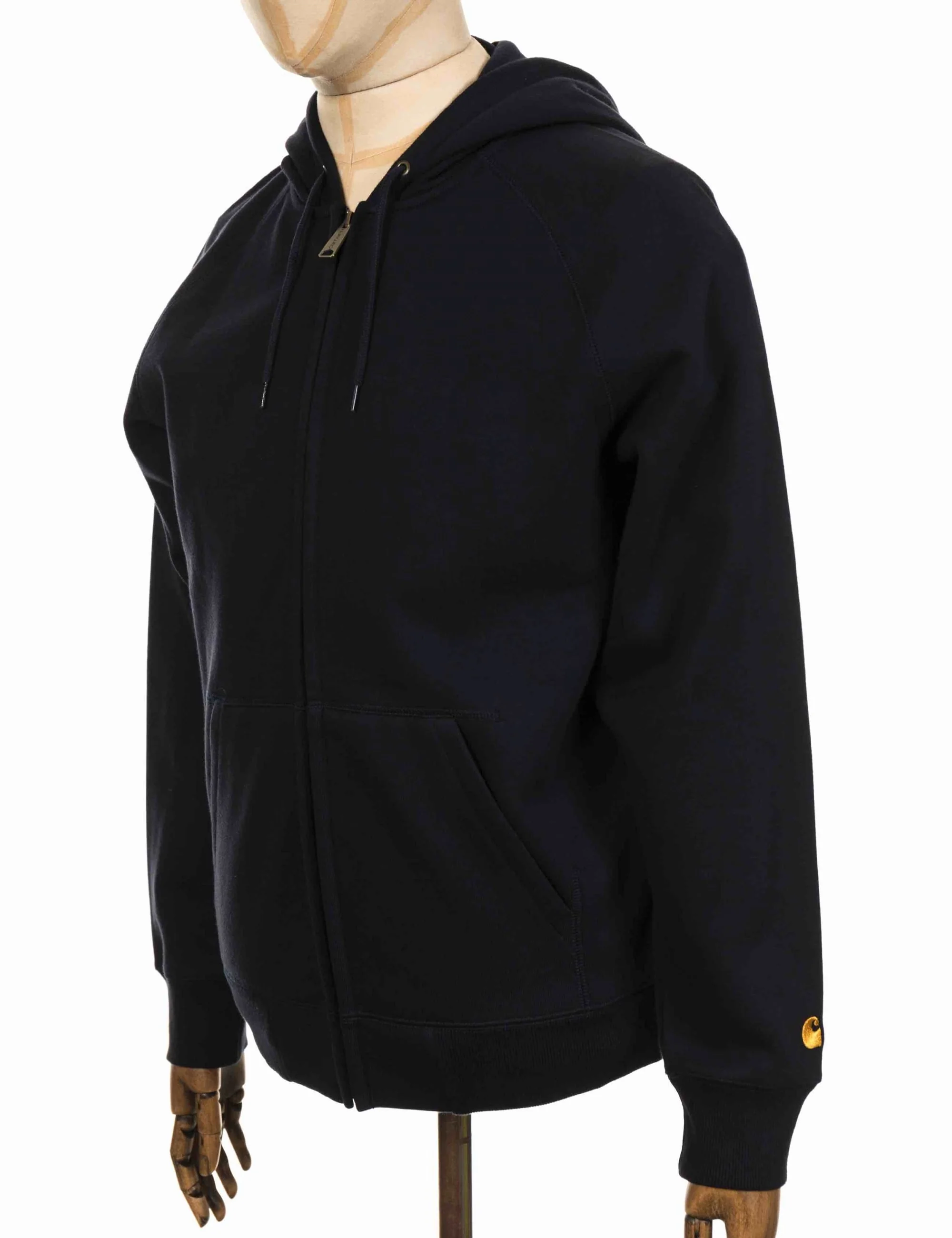 Chase Hooded Jacket - Dark Navy/Gold - Image 6