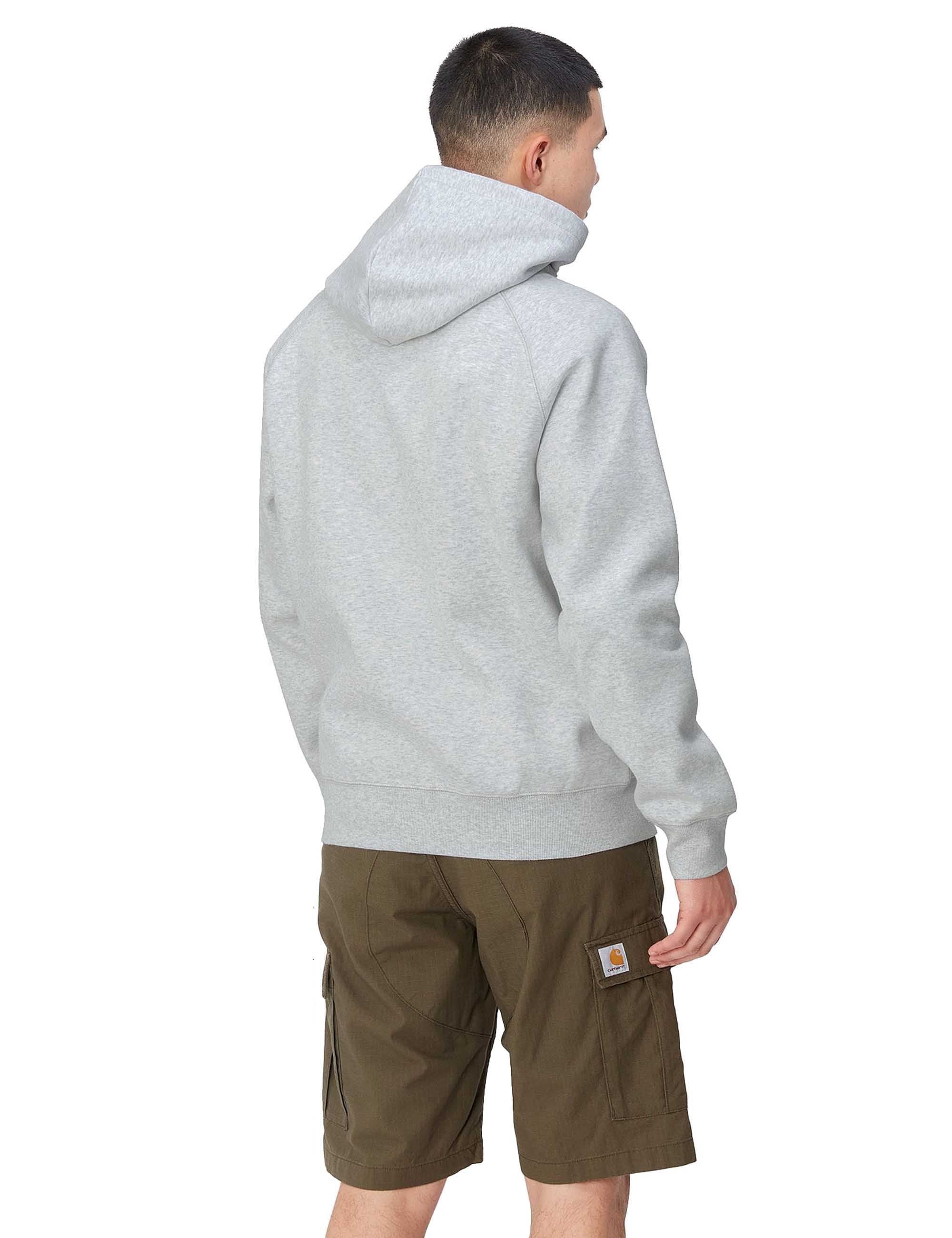Chase Hooded Sweat - Ash Heather/Gold - Image 4