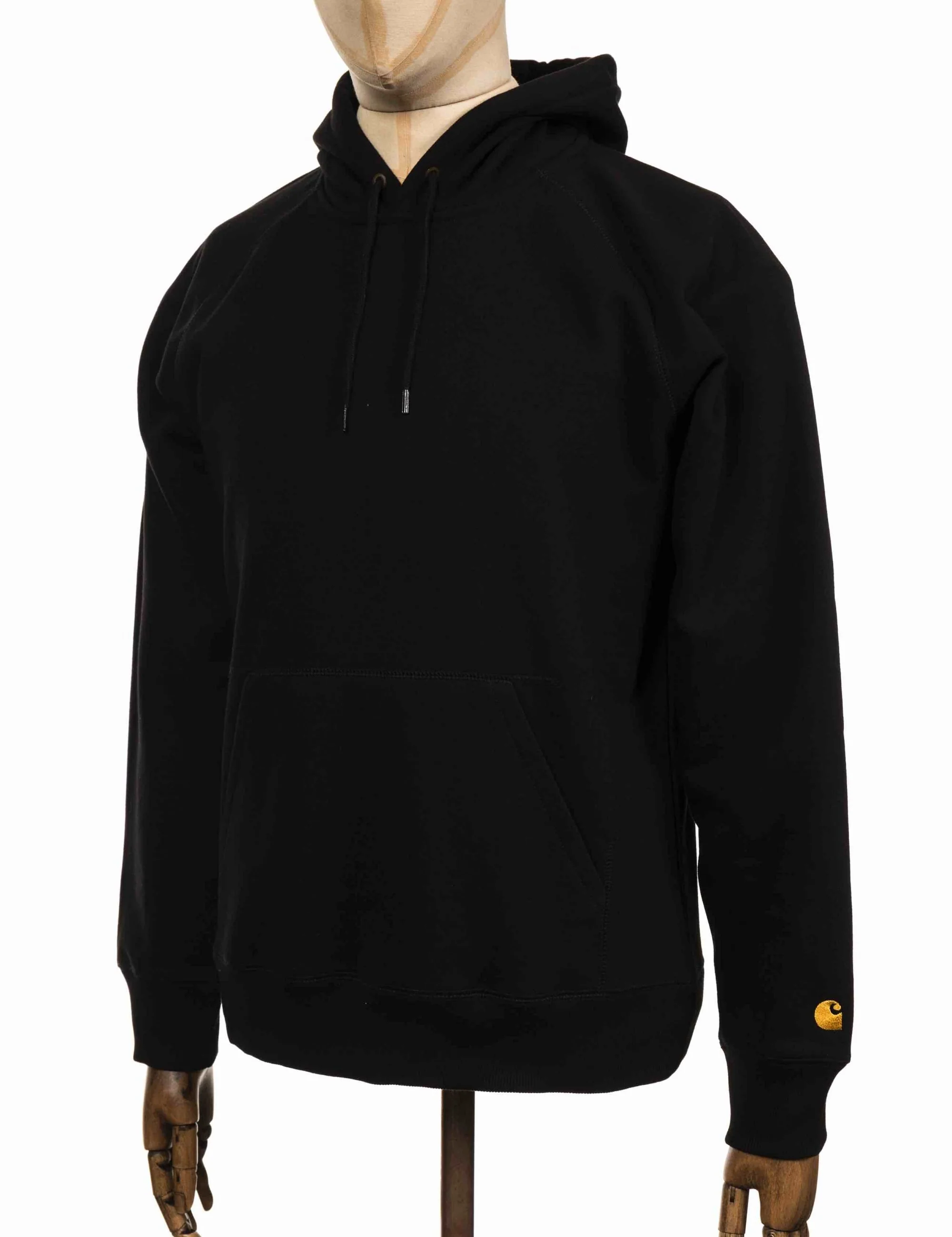 Chase Hooded Sweat - Black/Gold - Image 6