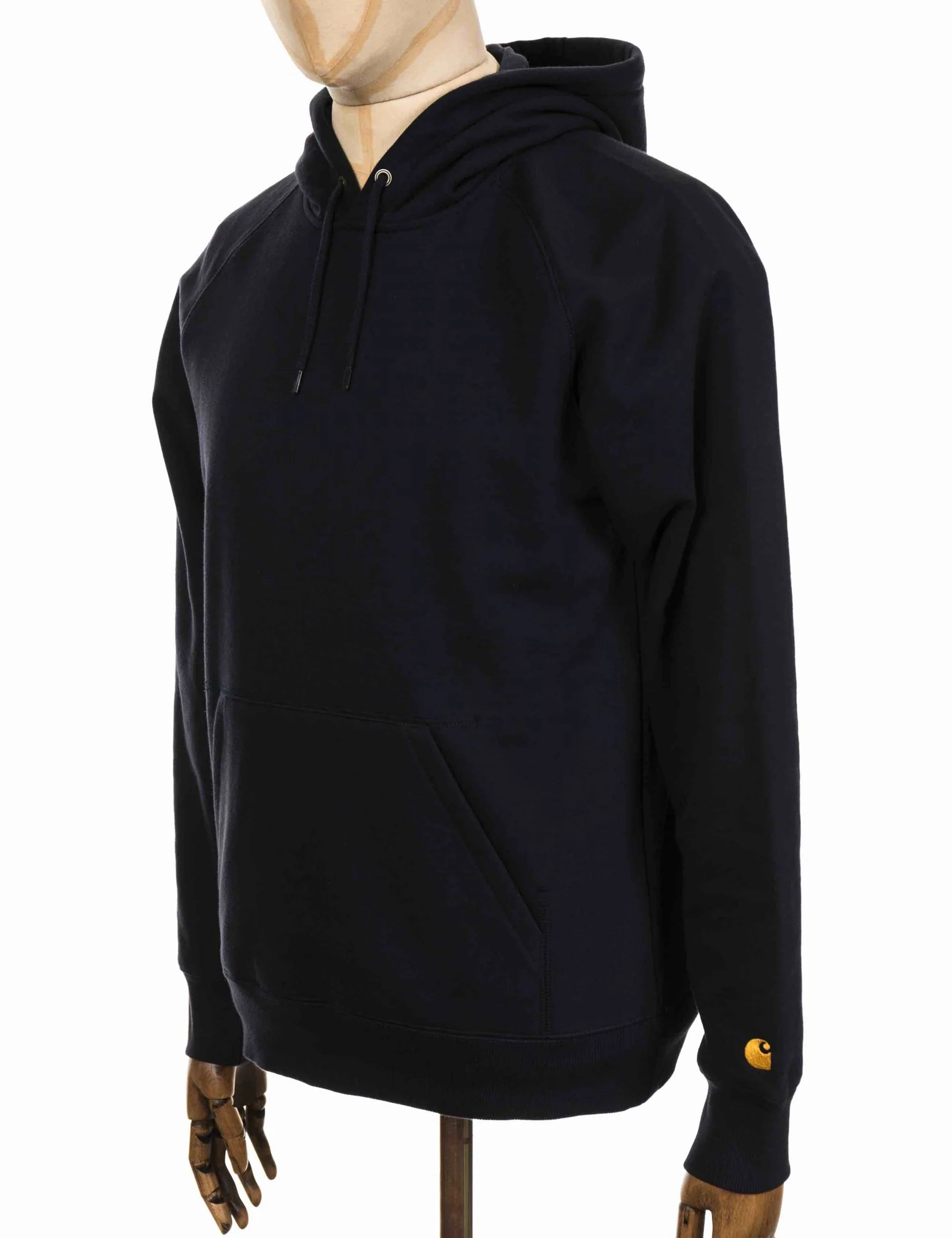 Chase Hooded Sweat - Dark Navy/Gold - Image 6