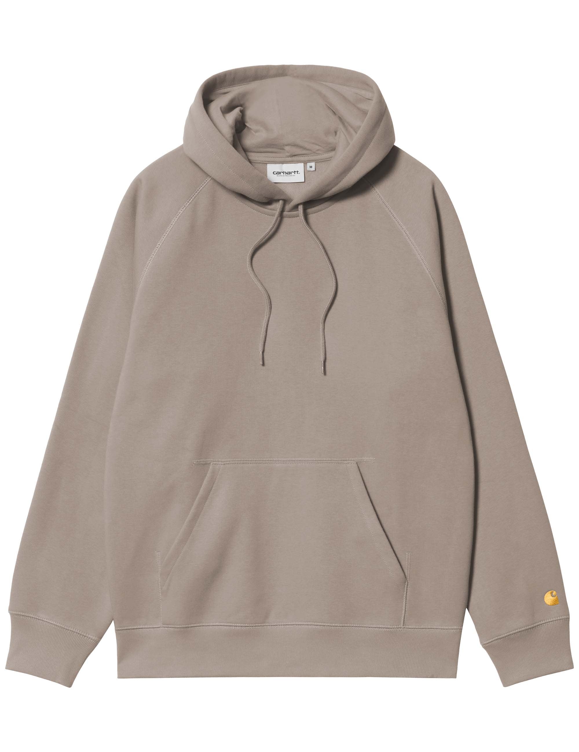 Chase Hooded Sweat - Dusky Beige/Gold