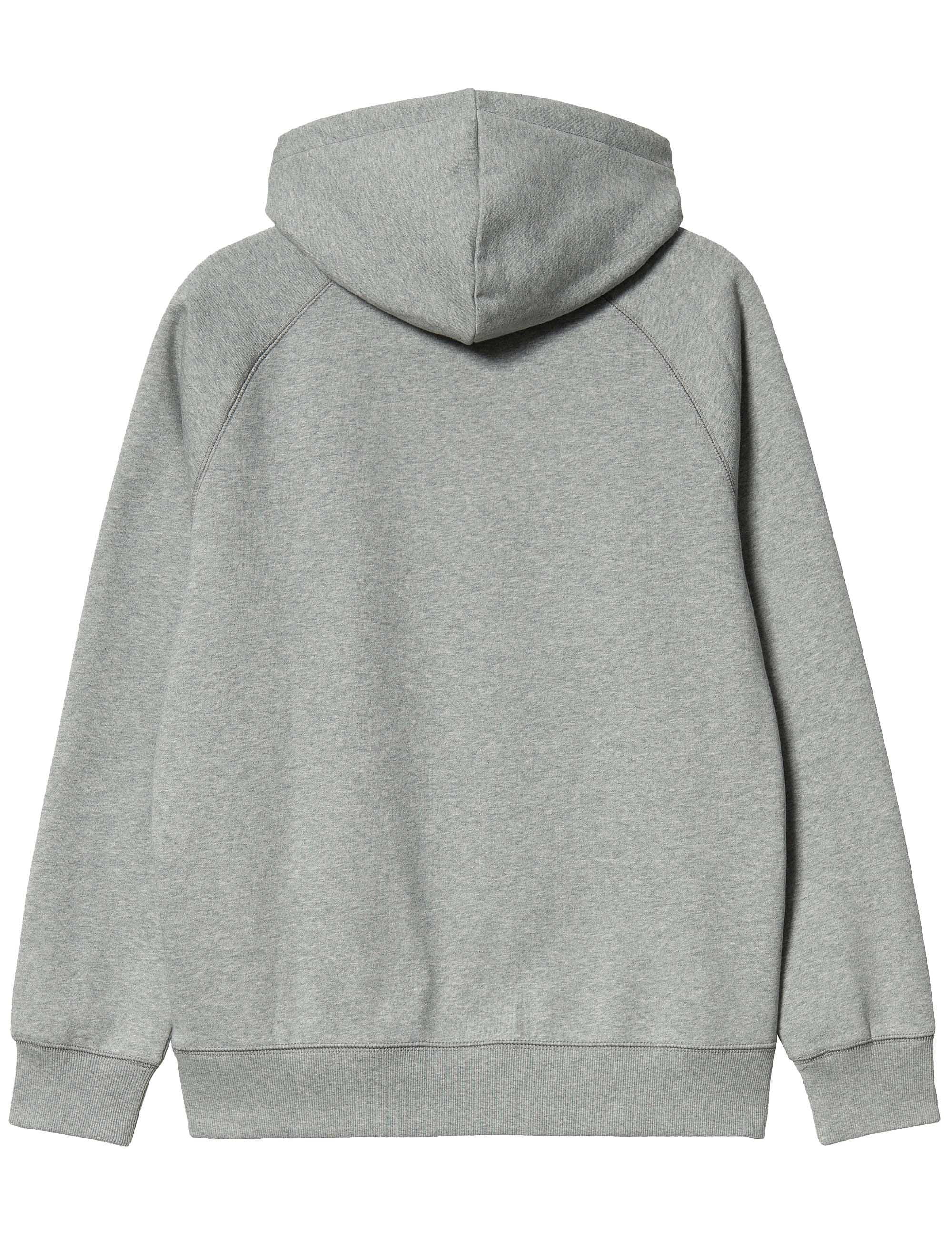 Chase Hooded Sweat - Grey Heather/Gold - Image 3
