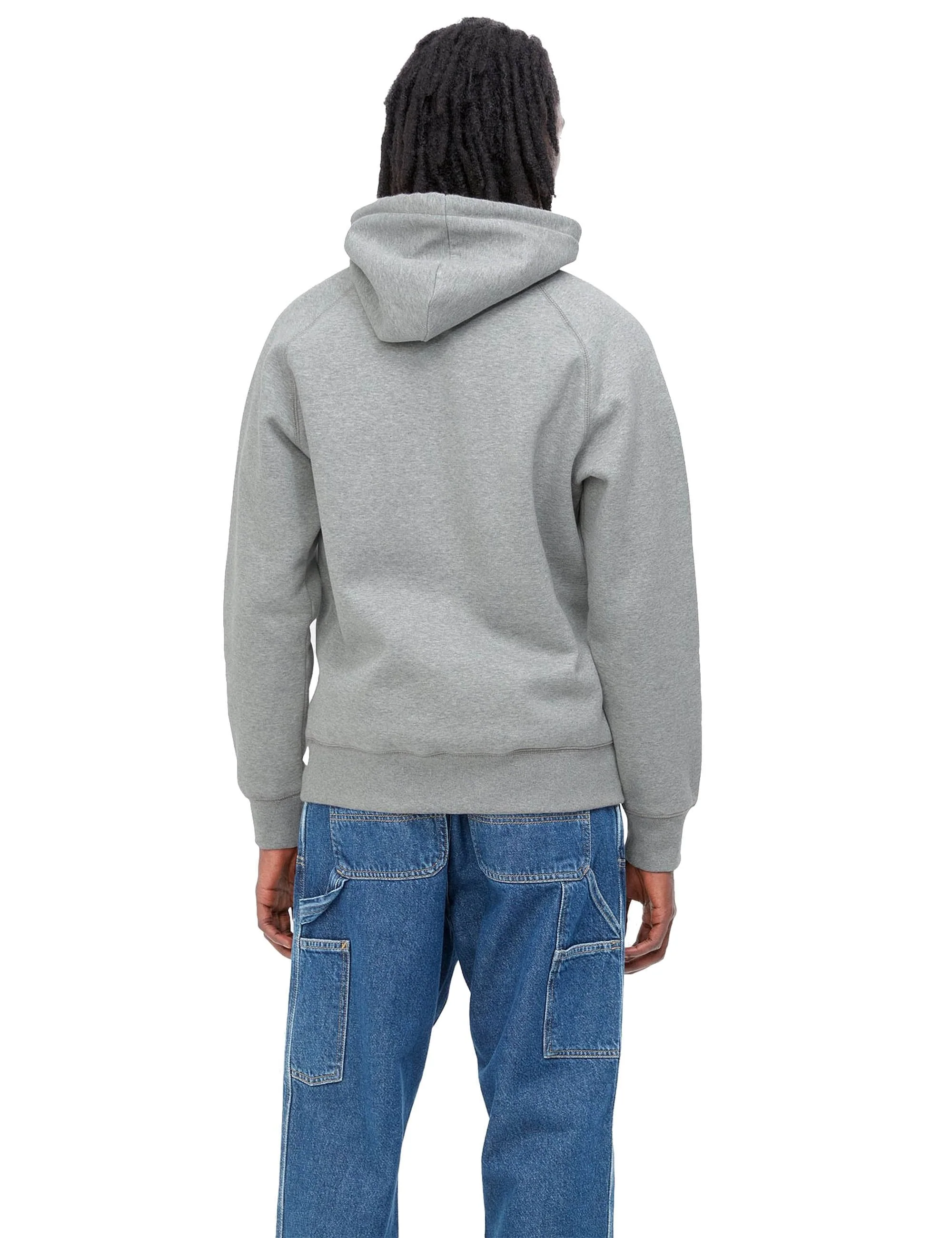 Chase Hooded Sweat - Grey Heather/Gold - Image 5