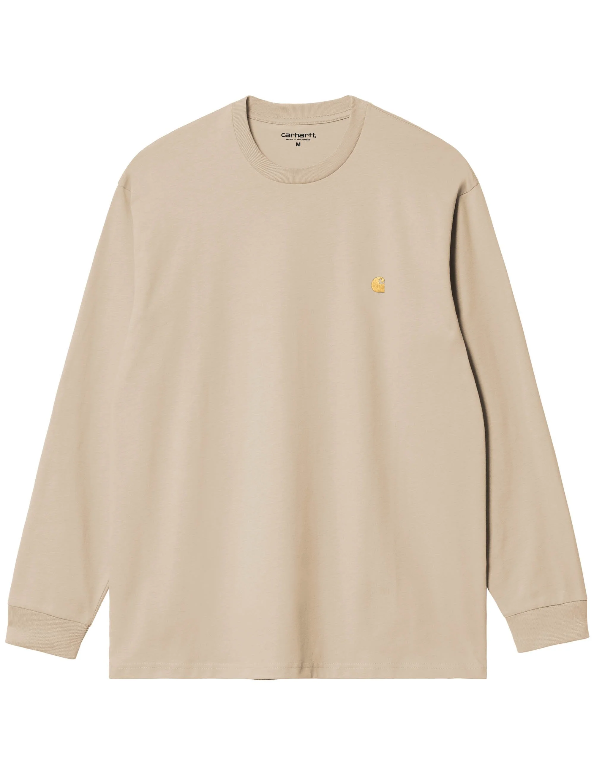 Chase Long Sleeve T-Shirt - Fleur De Sel/Gold