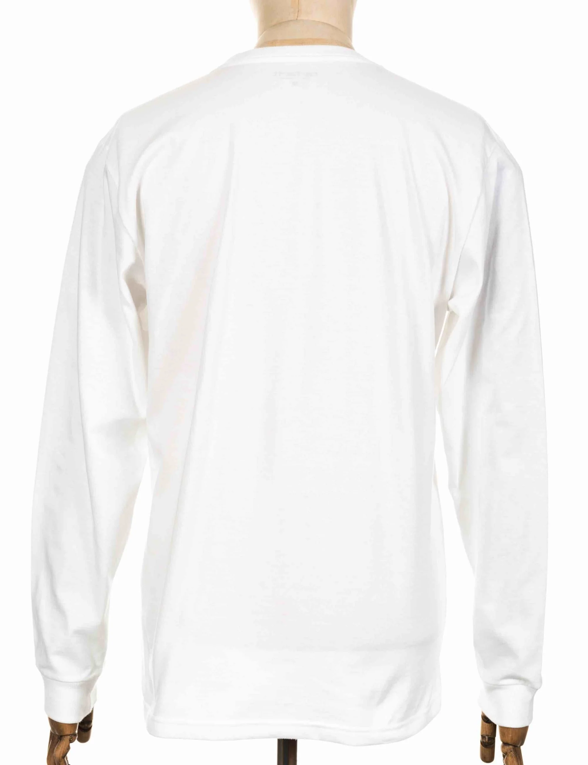 Chase Long Sleeve T-Shirt - White/Gold - Image 4