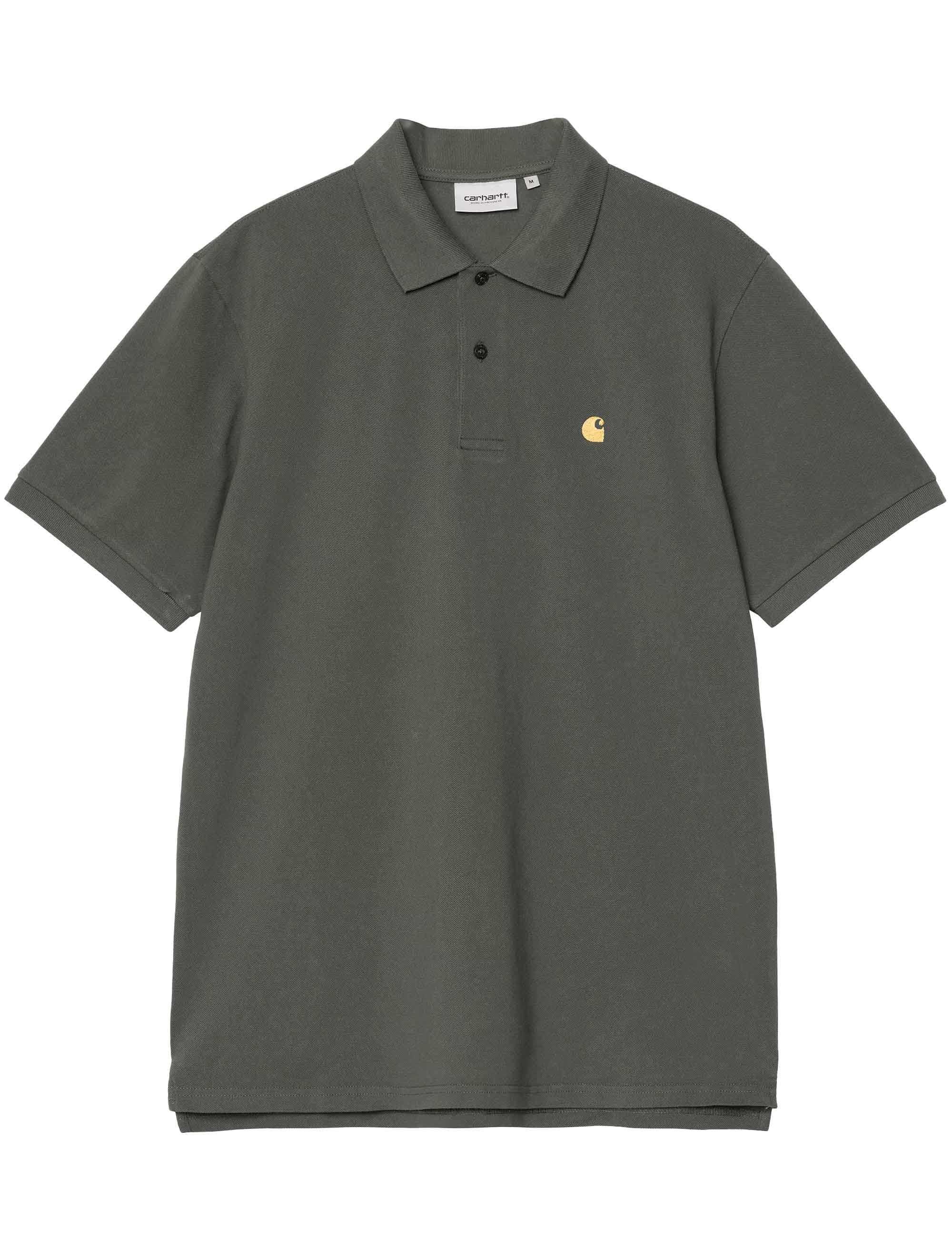 Chase Polo Shirt - Leaf/Gold