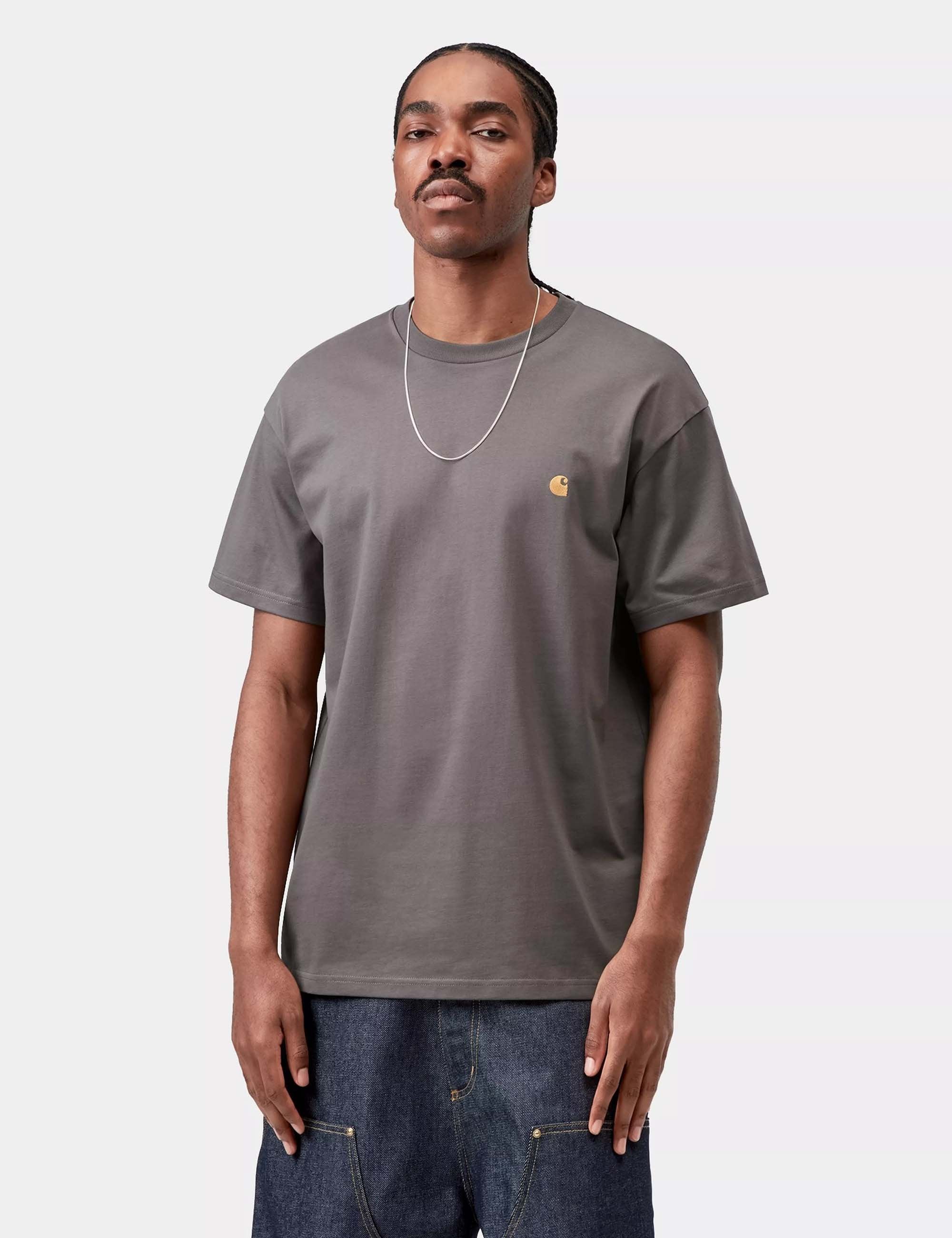 Chase T-Shirt - Porphyry/Gold - Image 2