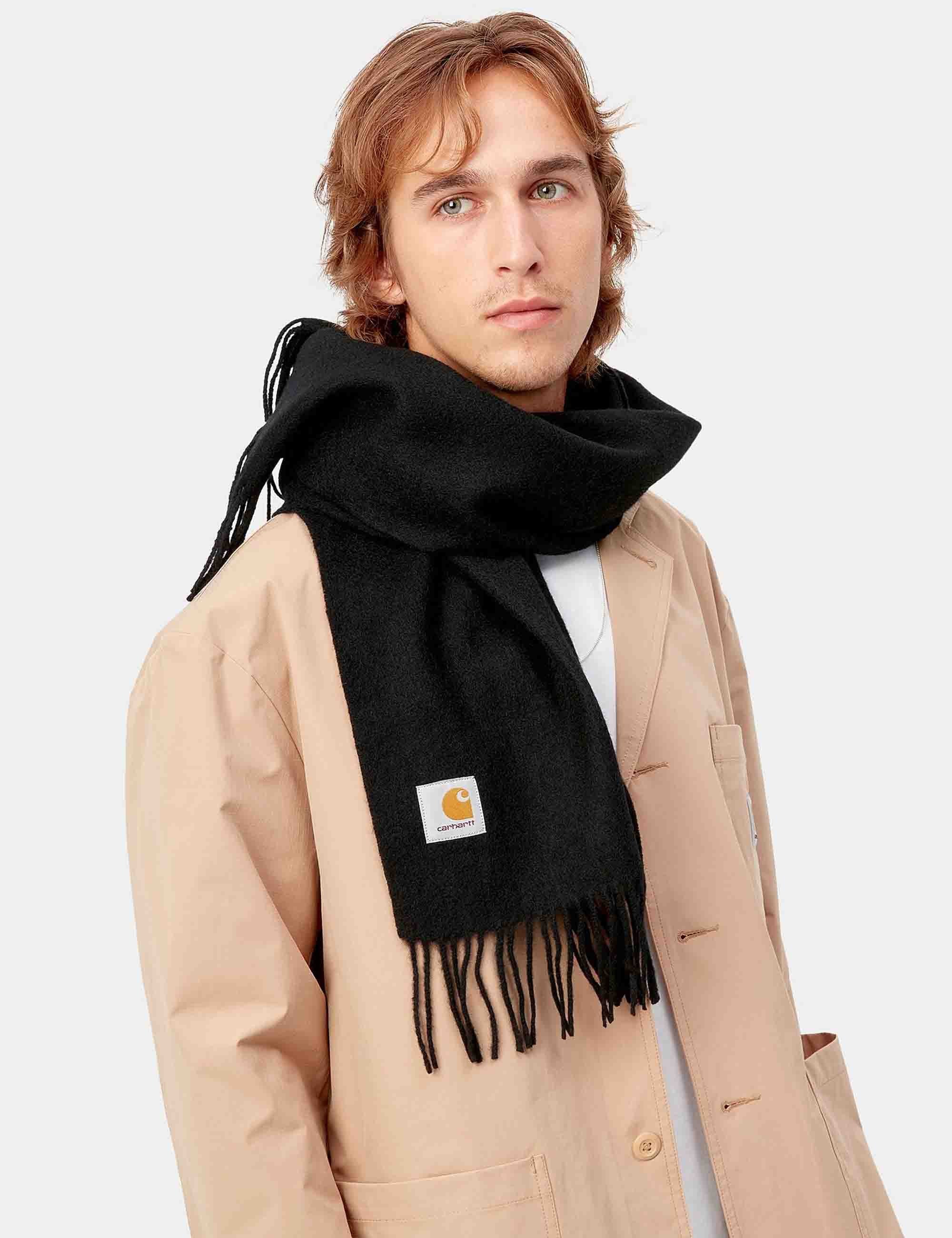 Clan Wool Scarf - Black - Image 2