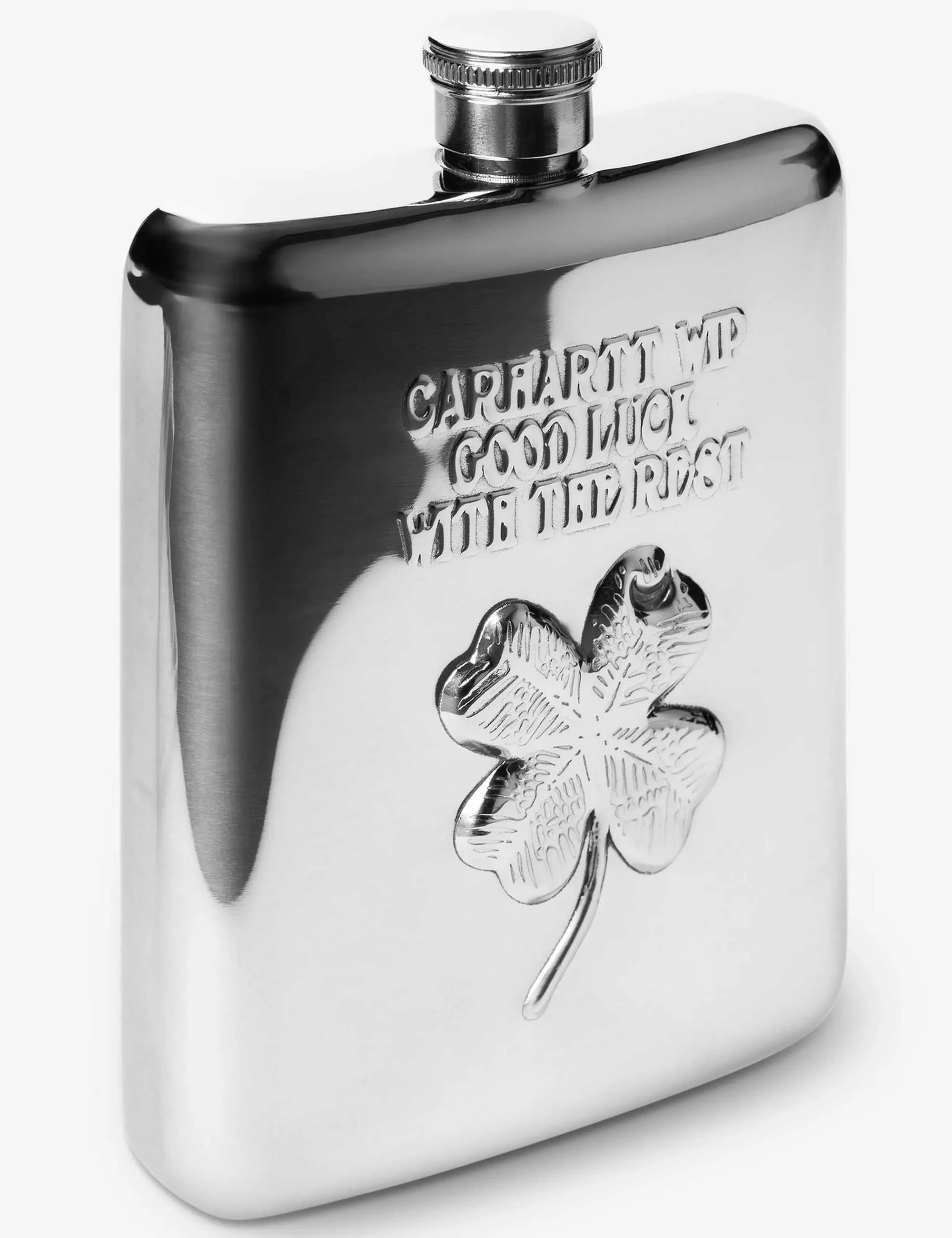 Clover Flask - Silver - Image 2