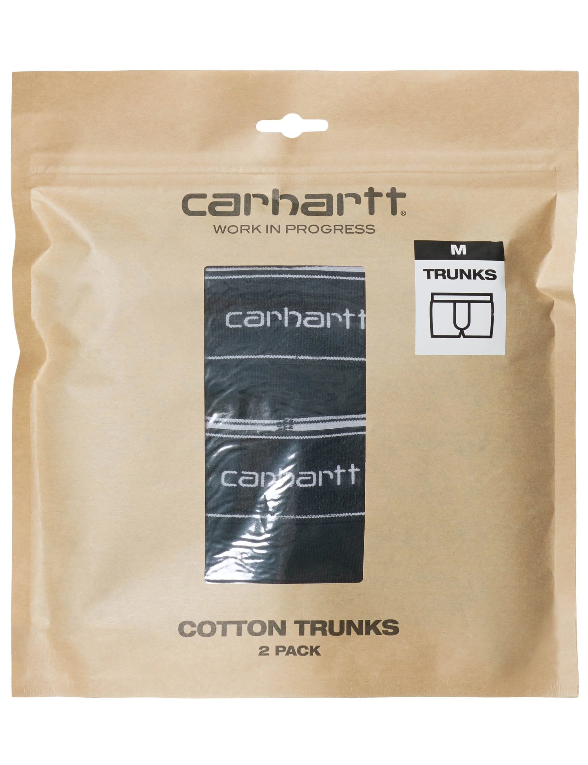 Cotton Trunks (2 Pack) - Black - Image 3
