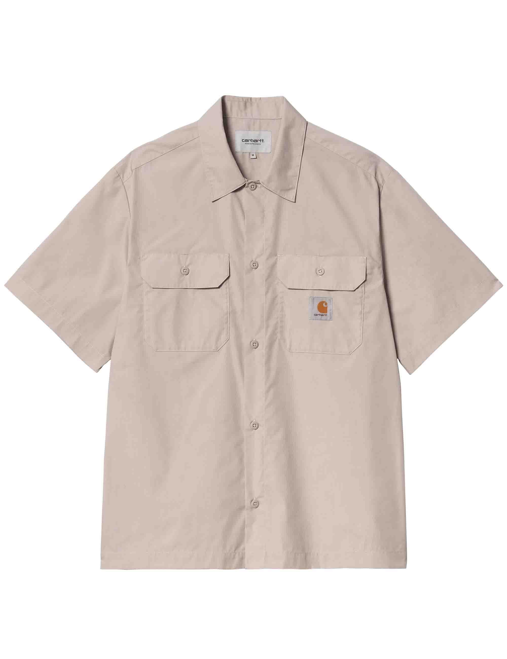 Craft Short Sleeve Shirt - Dusky Beige