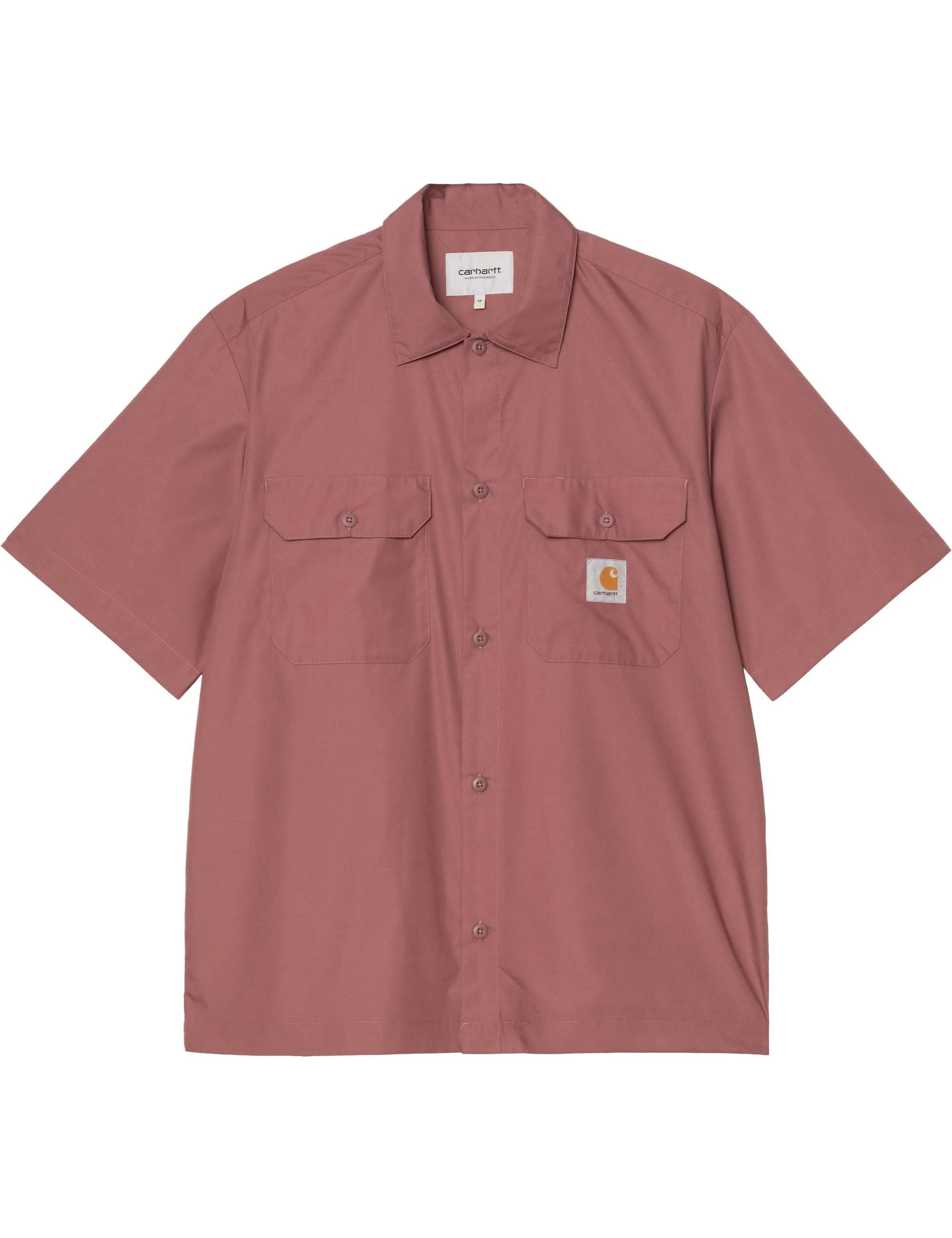 Craft Short Sleeve Shirt - Dusky Pink