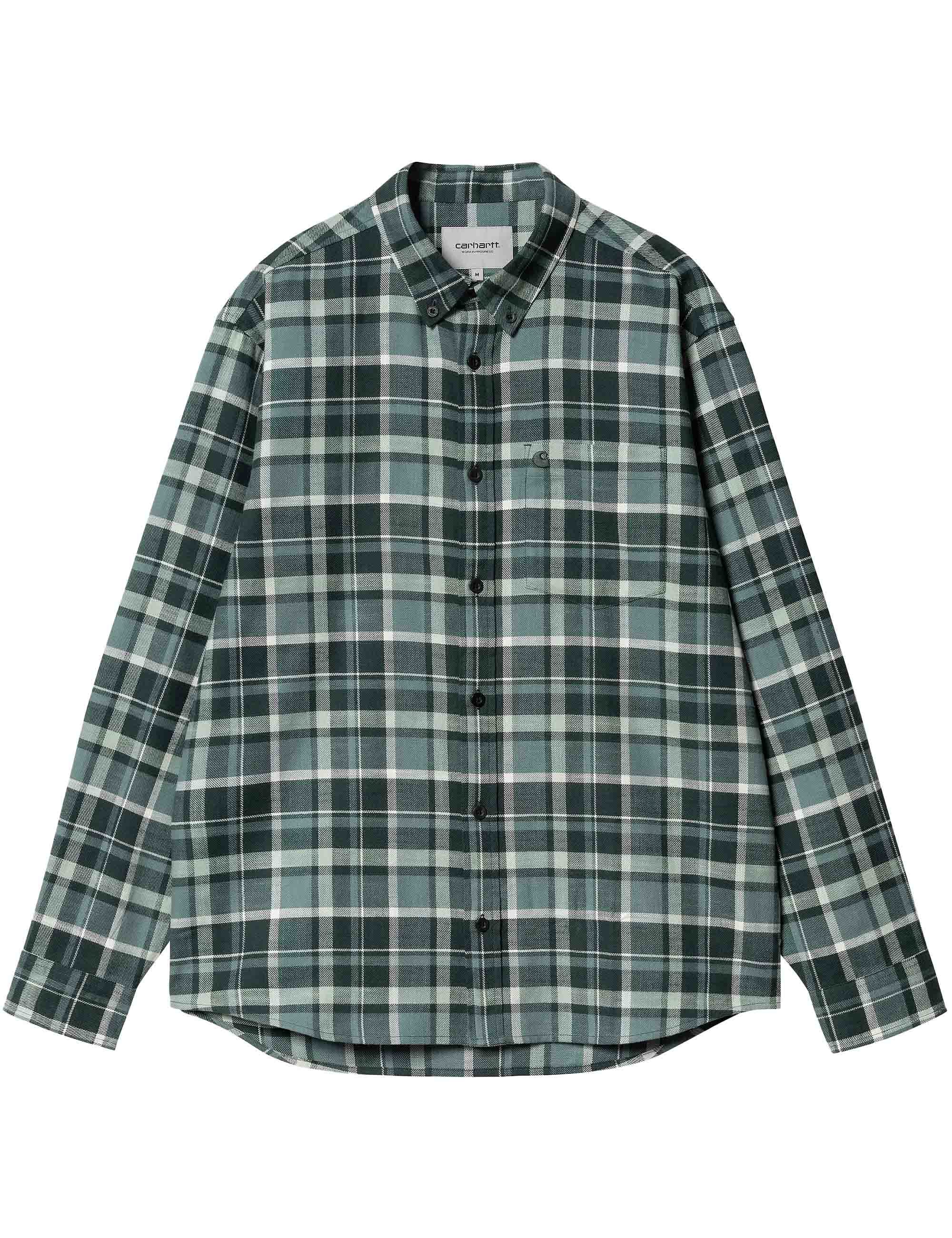 Fendrick Check Shirt - Deep Lagoon