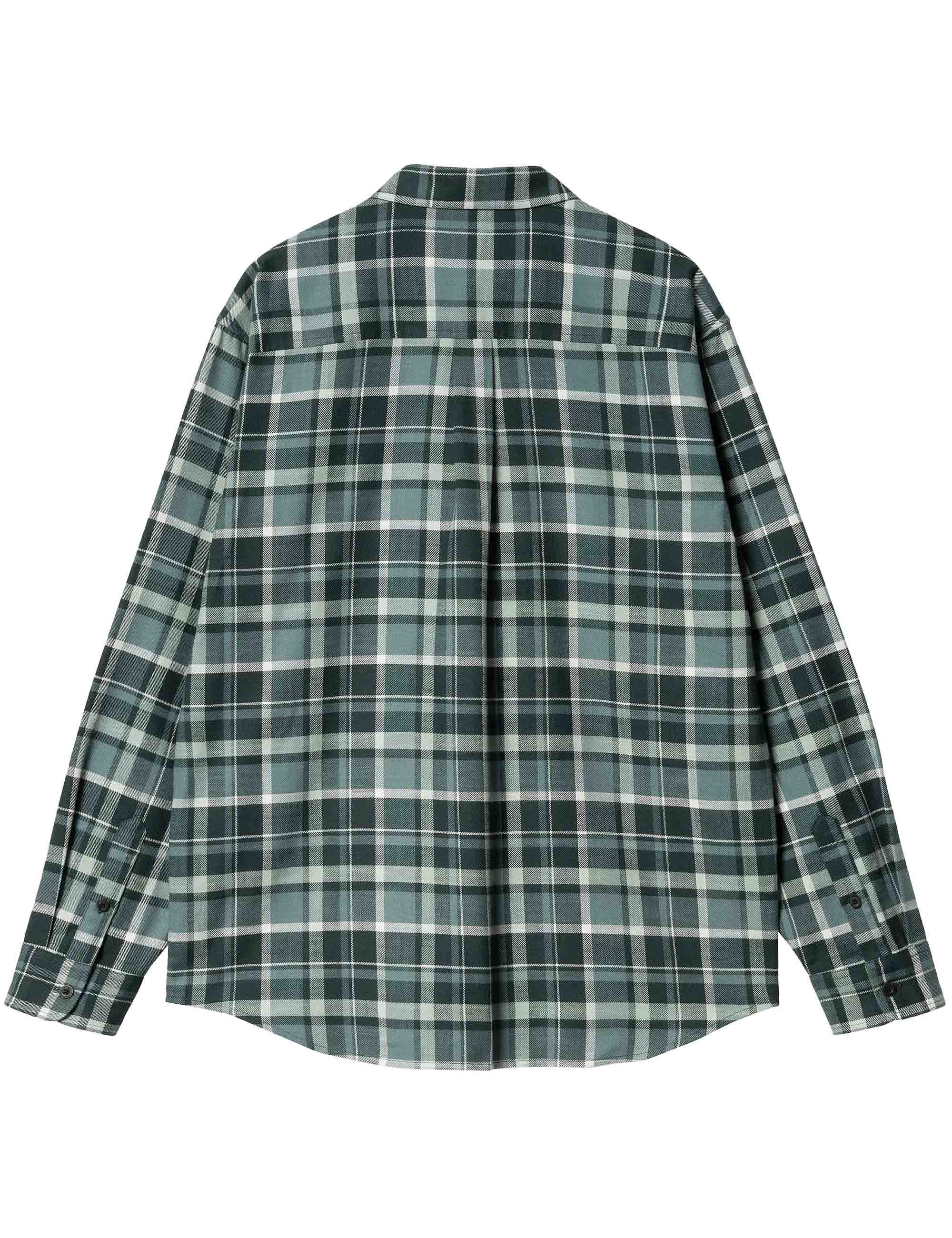 Fendrick Check Shirt - Deep Lagoon - Image 2