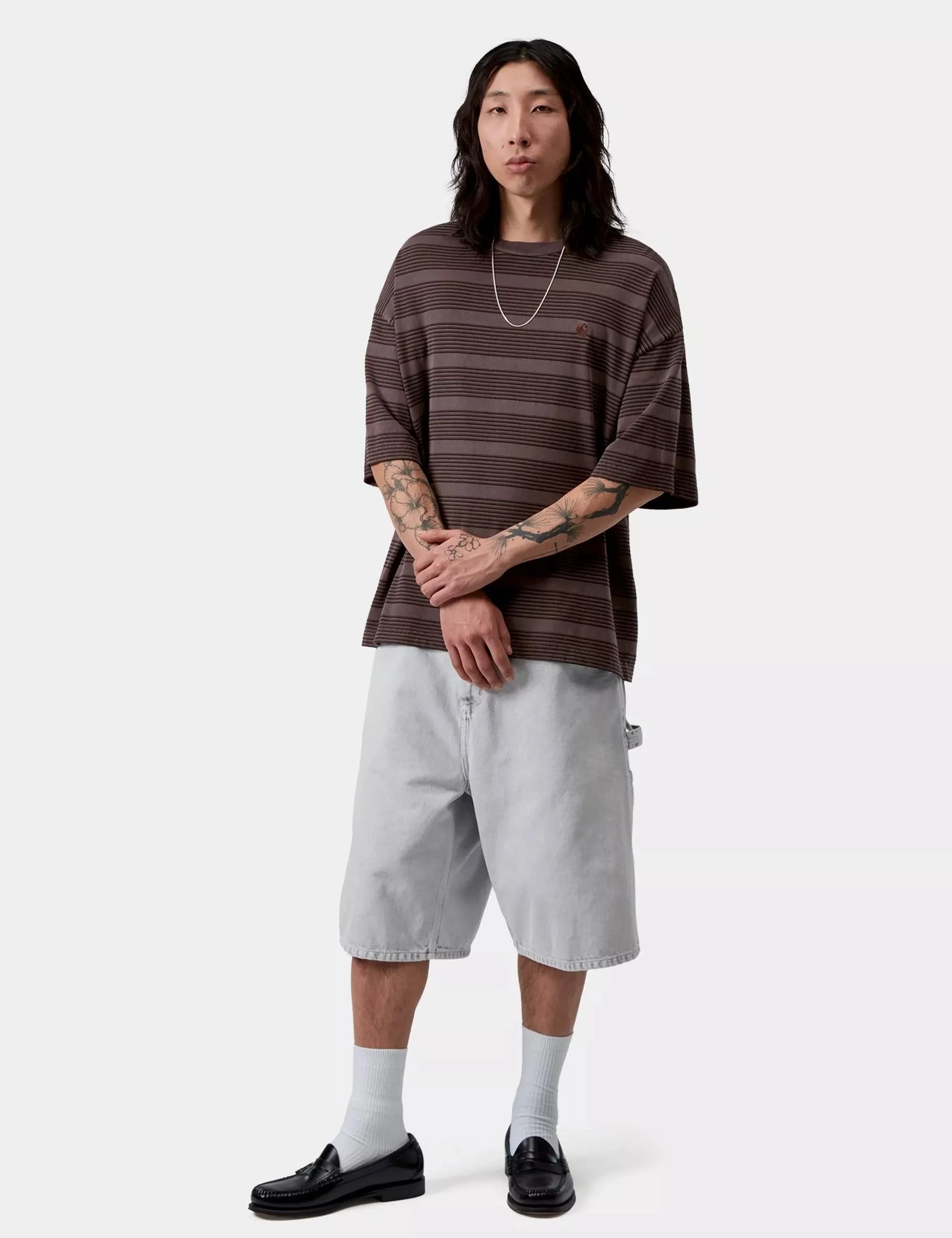 Hanson Stripe T-Shirt - Palisander - Image 5