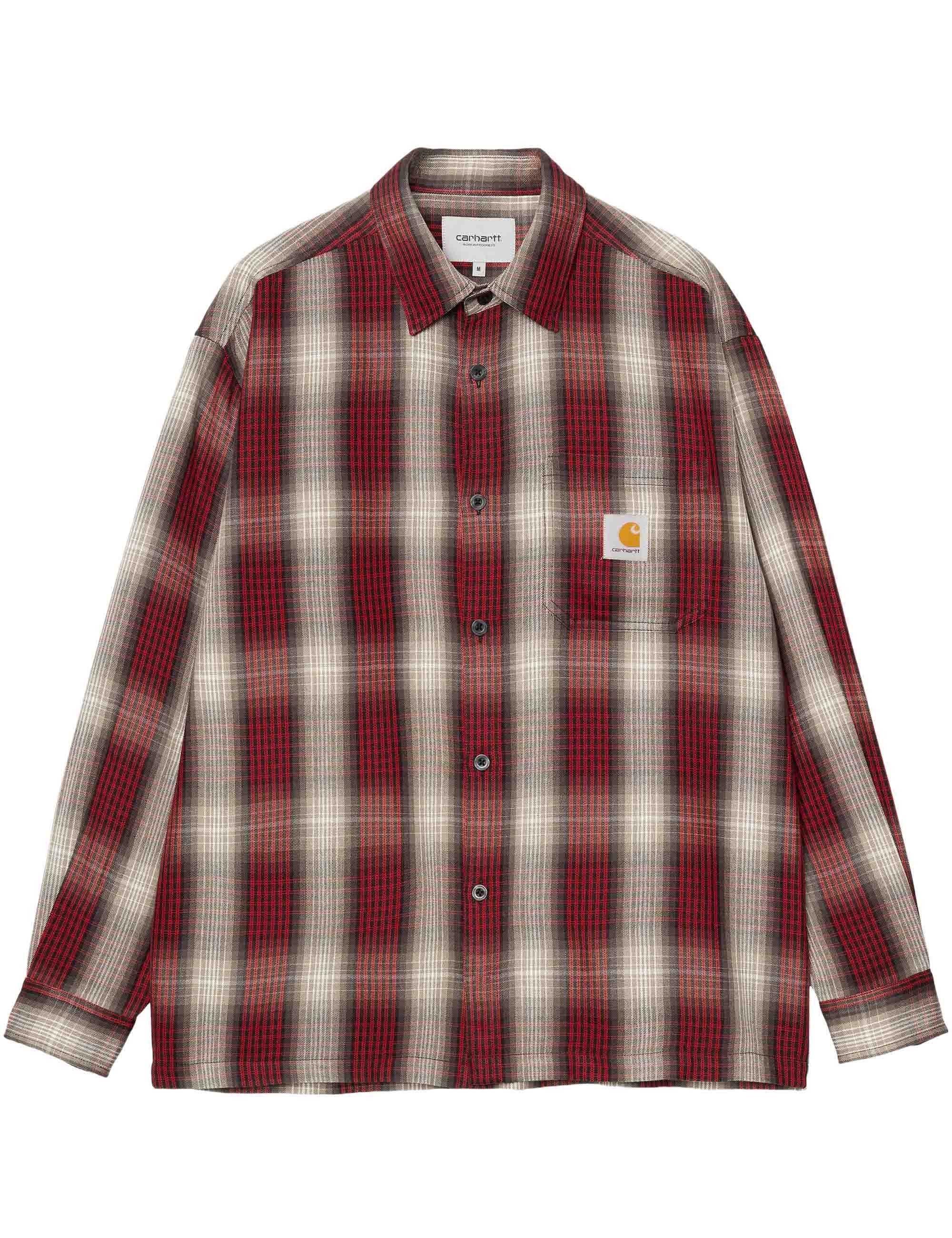 Harlin Check Shirt - Chili Pepper