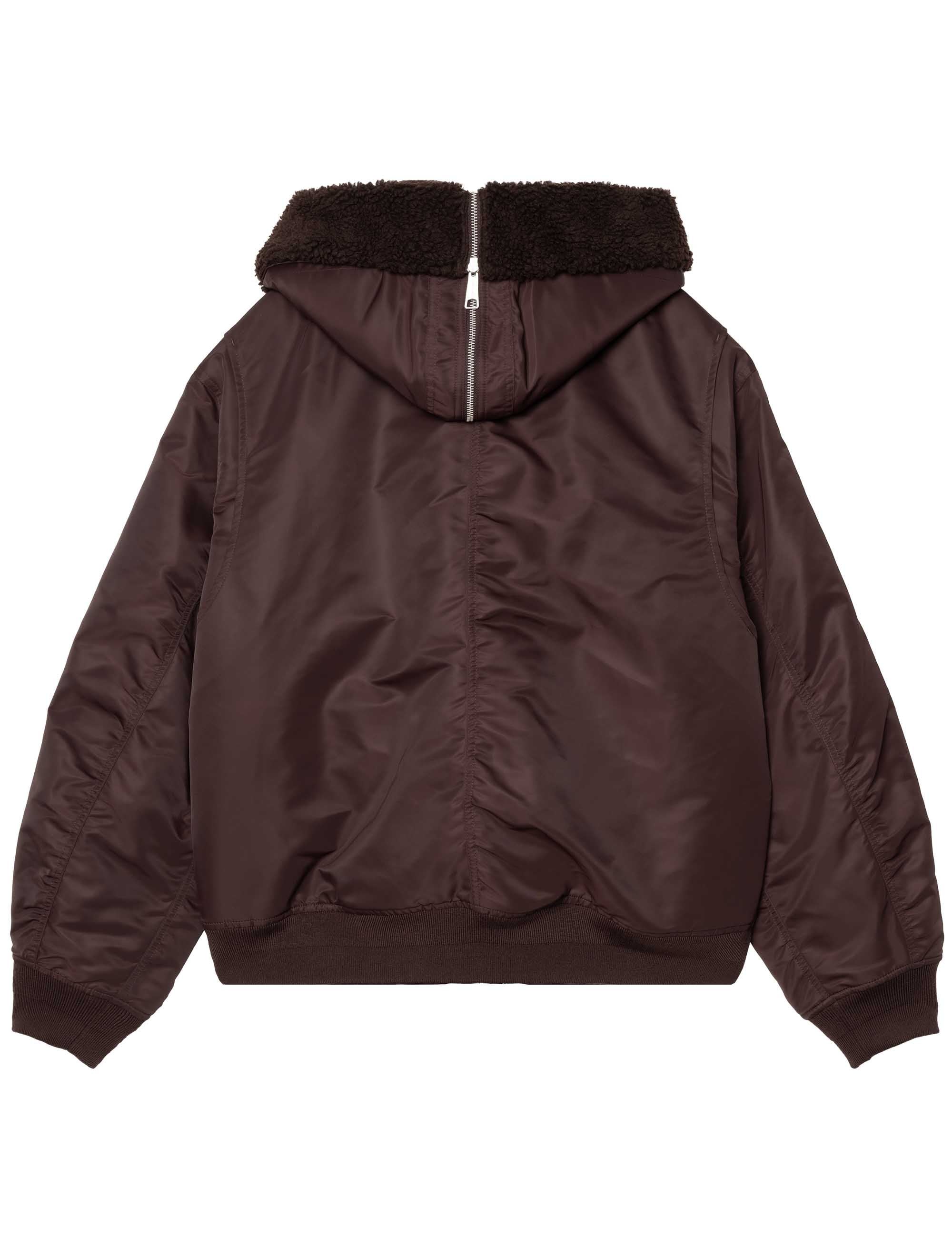 Hooded Oltera Bomber Jacket - Palisander/Angelite - Image 2