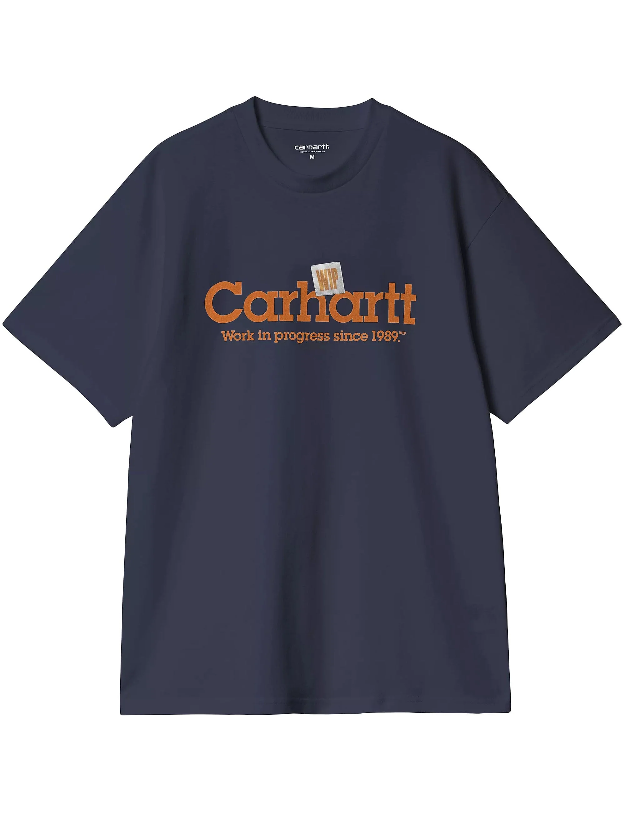 Label Script T-Shirt - Blue