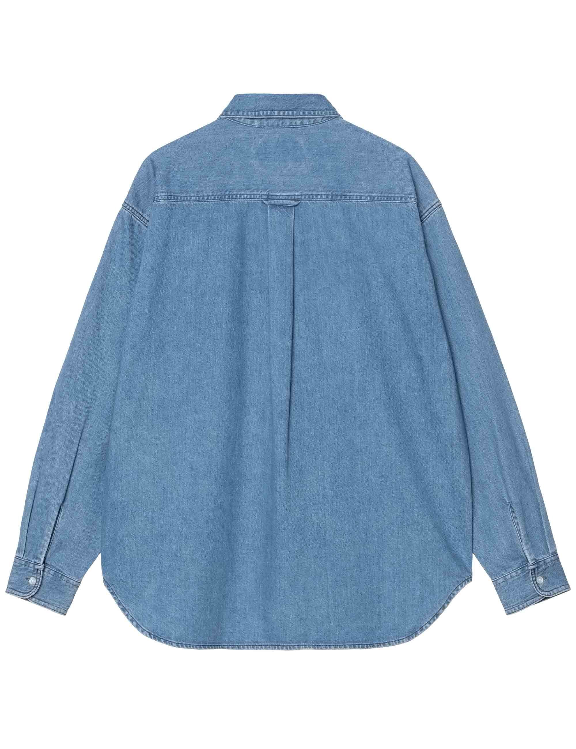 Lucas Denim Shirt - Blue Wash - Image 2