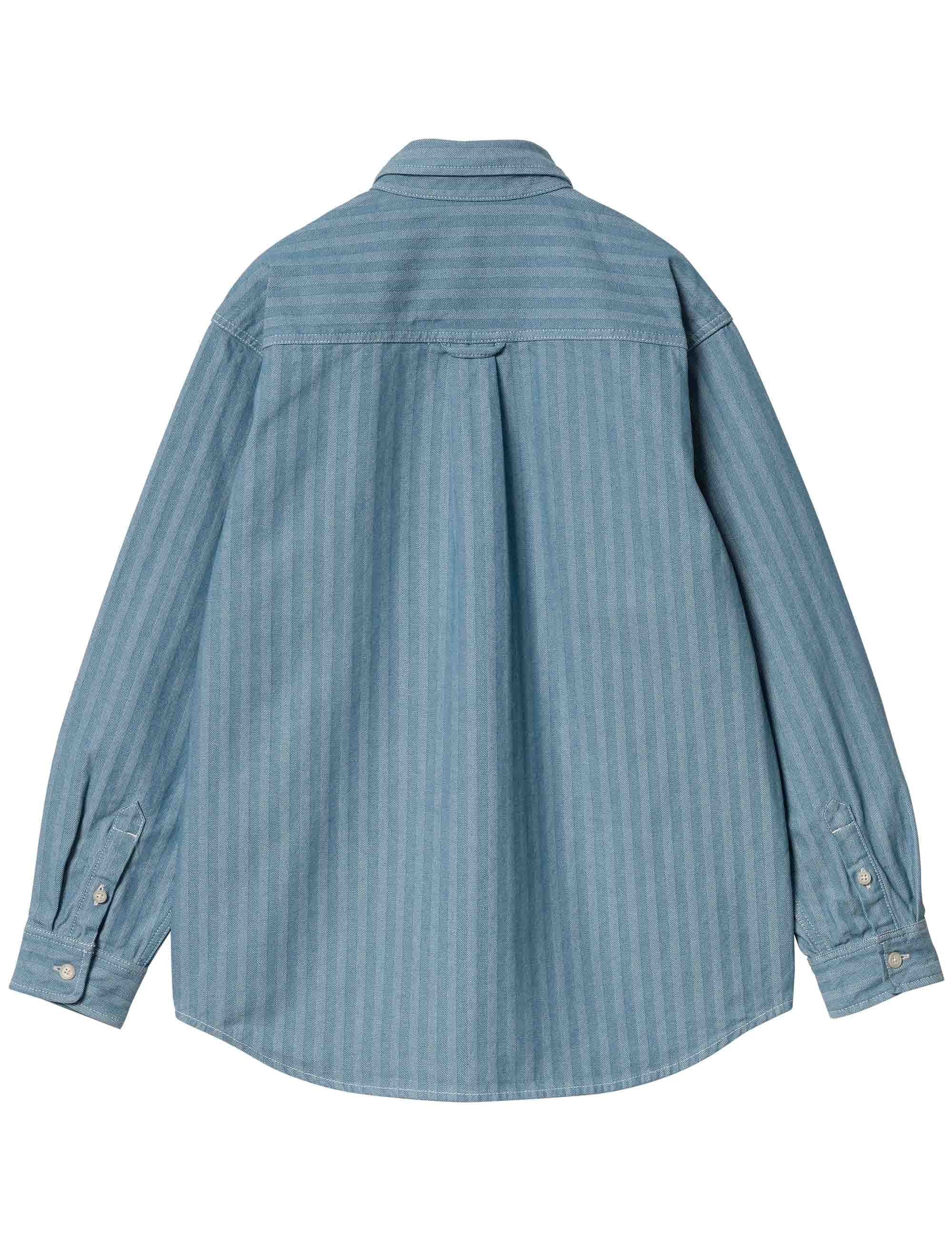 Menard Shirt Jacket - Blue Rinsed - Image 2