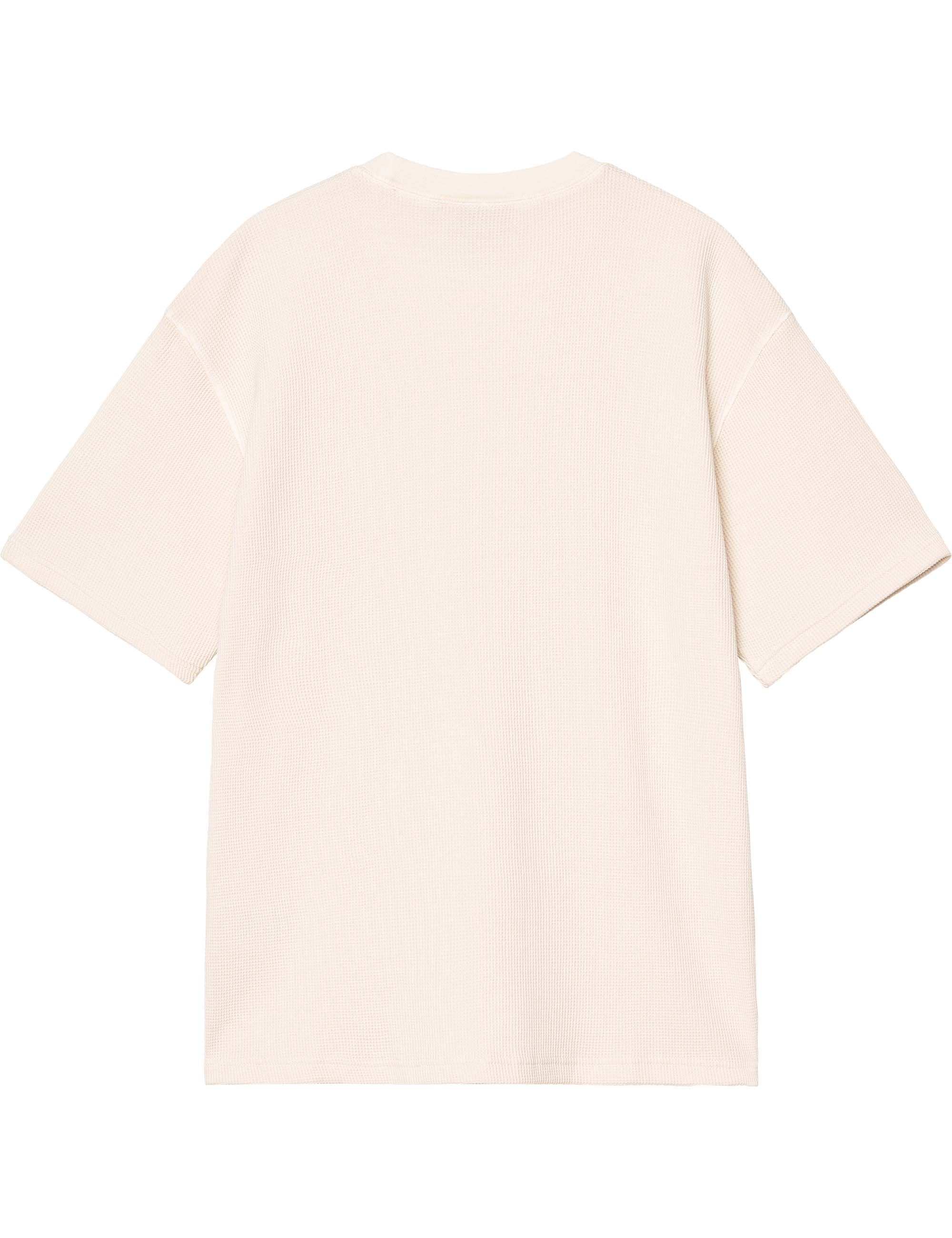 Nelson Waffle T-Shirt - Natural - Image 2