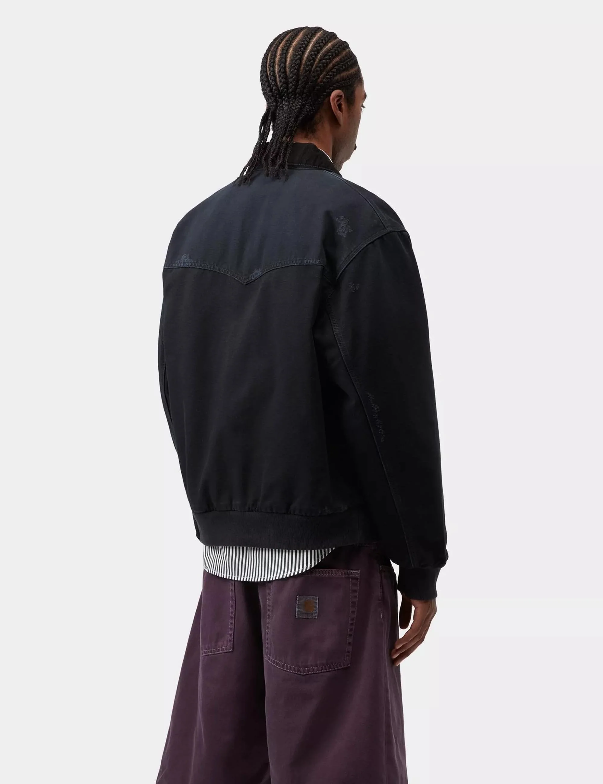 OG Santa Fe Jacket - Black/Black (Grind Wash) - Image 4