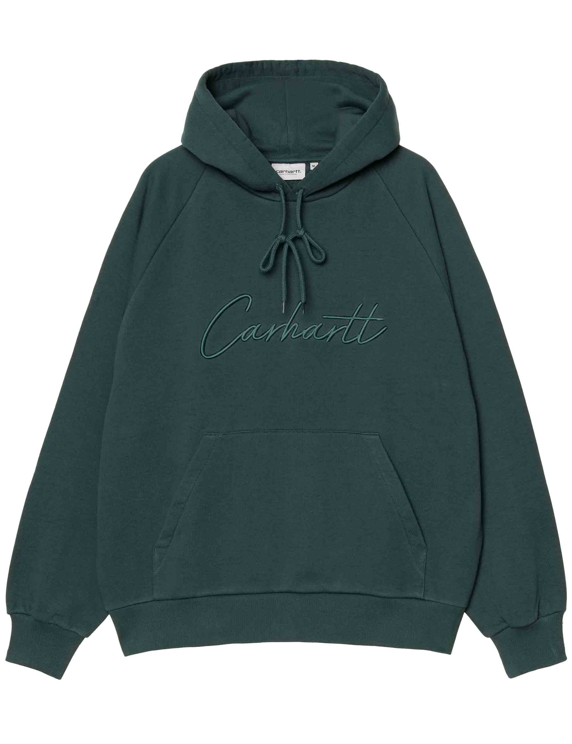 Ray Hooded Sweat - Dark Fir