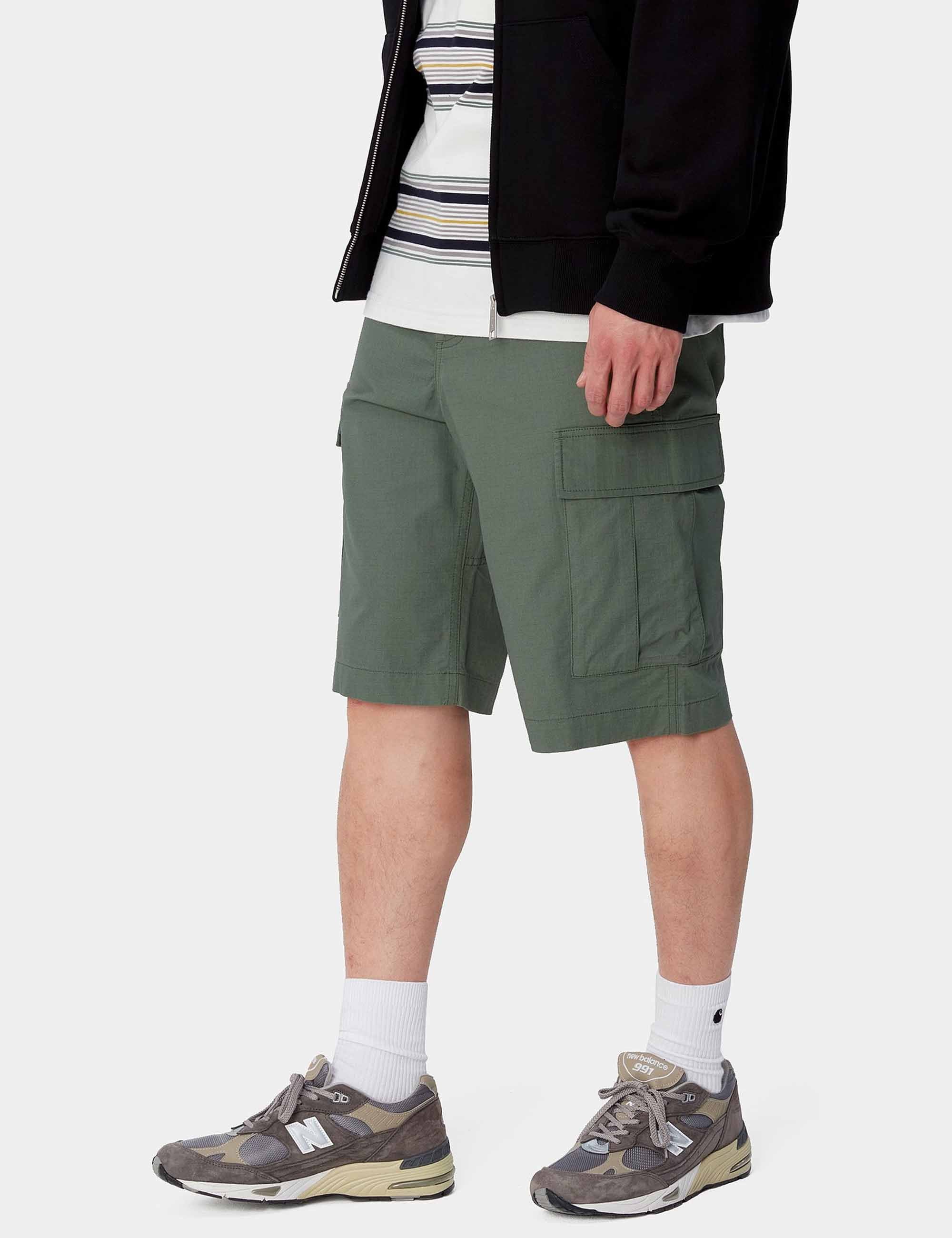 Regular Cargo Shorts - Duck Green - Image 5