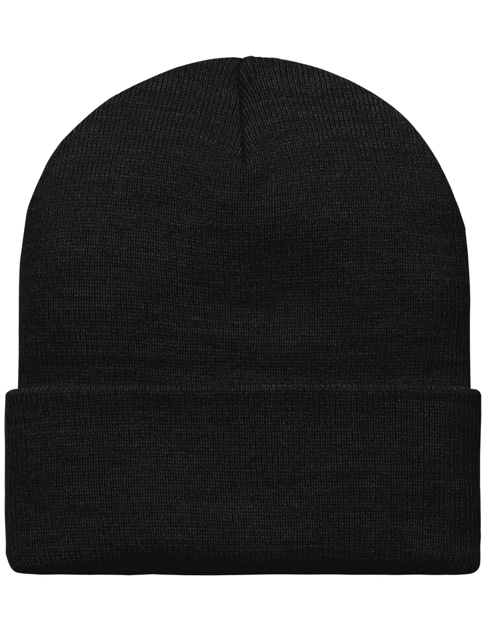 Script Beanie Hat - Black/Black - Image 2