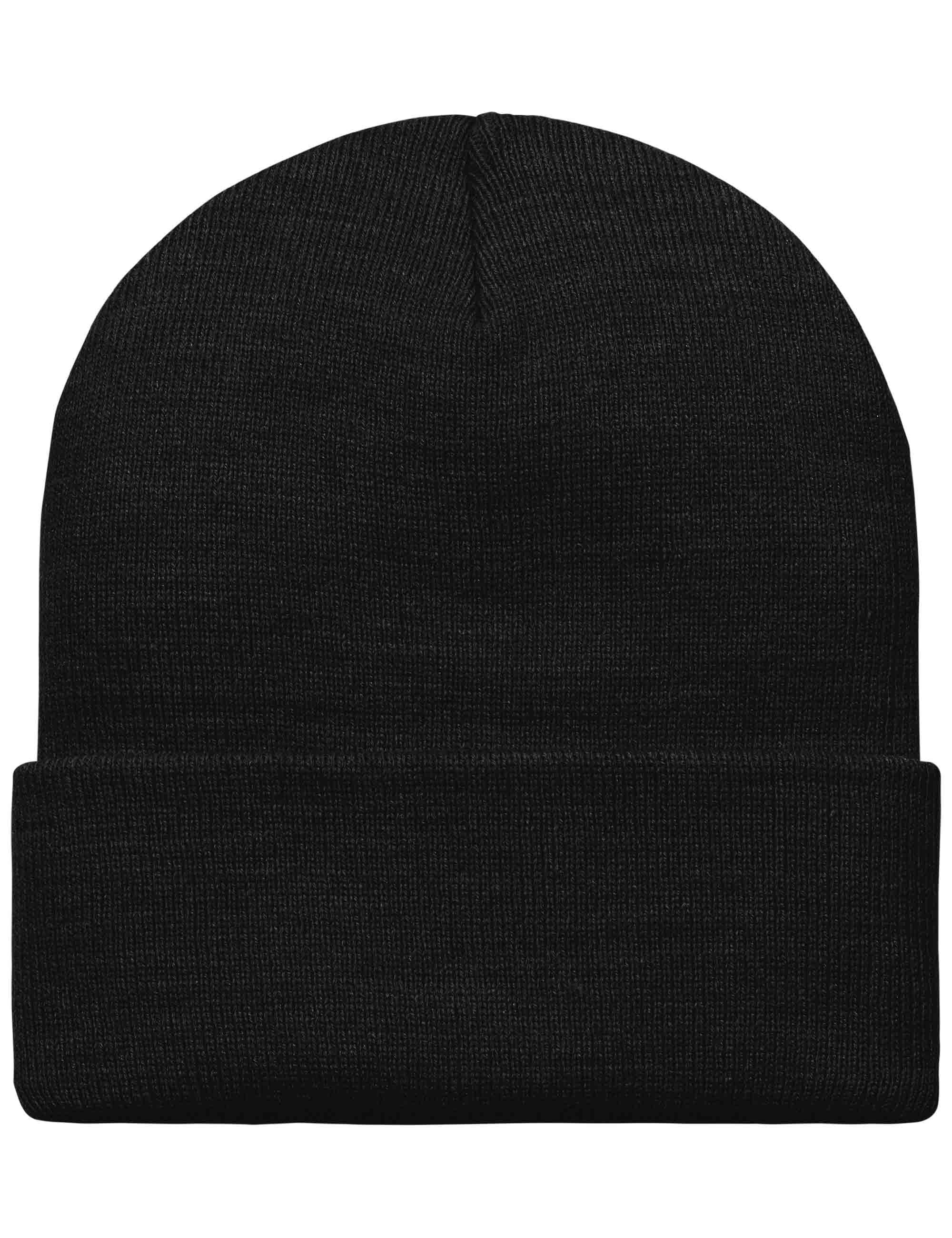 Script Beanie Hat - Black/White - Image 2