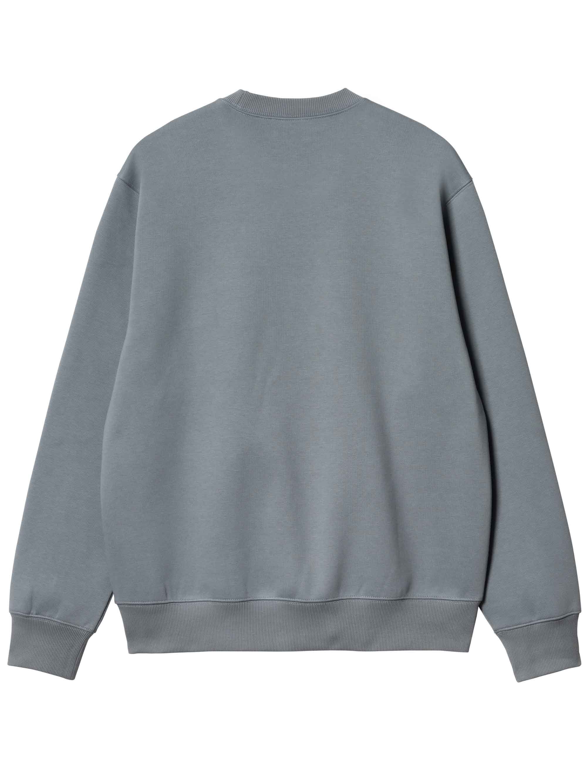 Script Crew Sweat - Dove Grey/Wax - Image 2