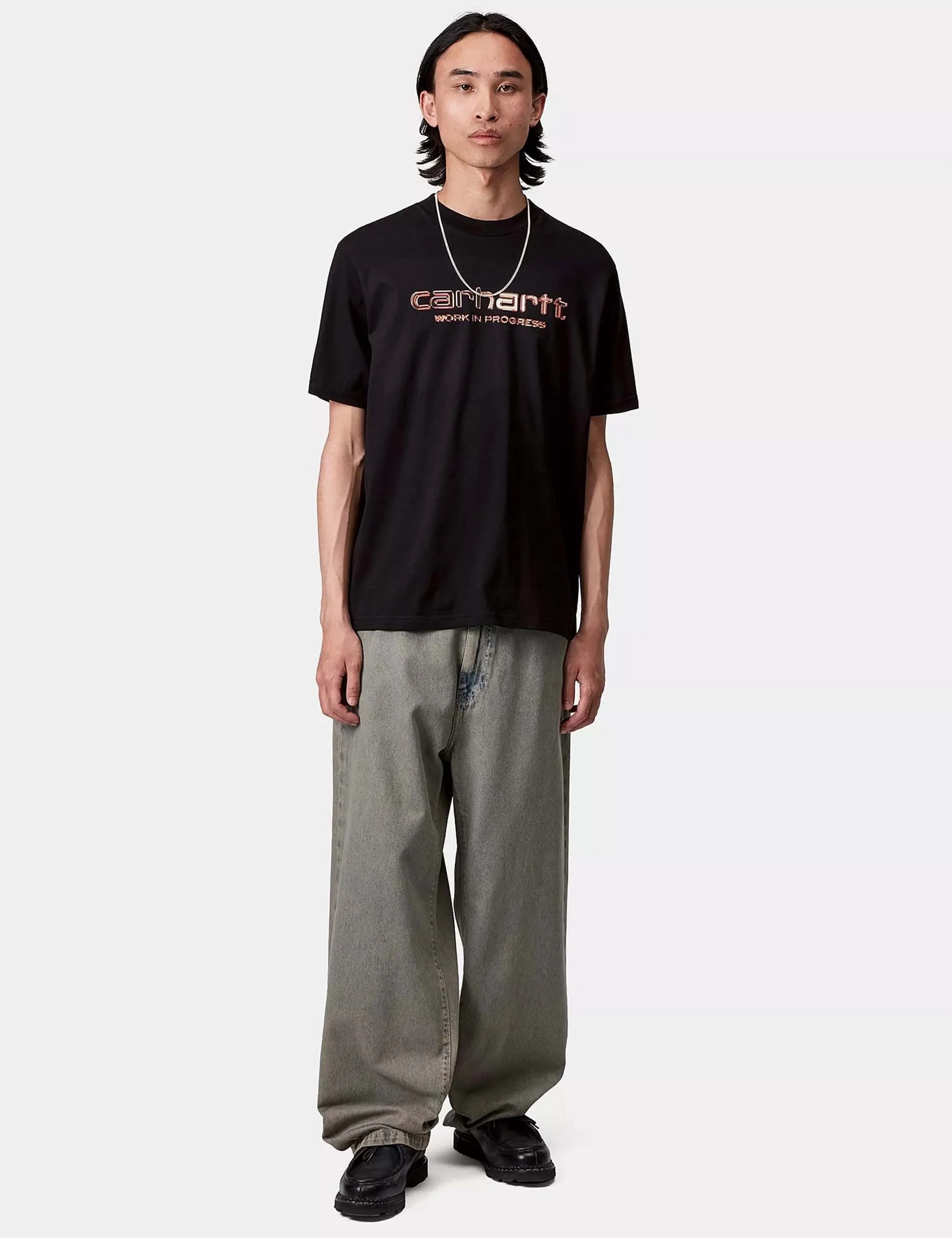 Solar Charm Script T-Shirt - Black - Image 5