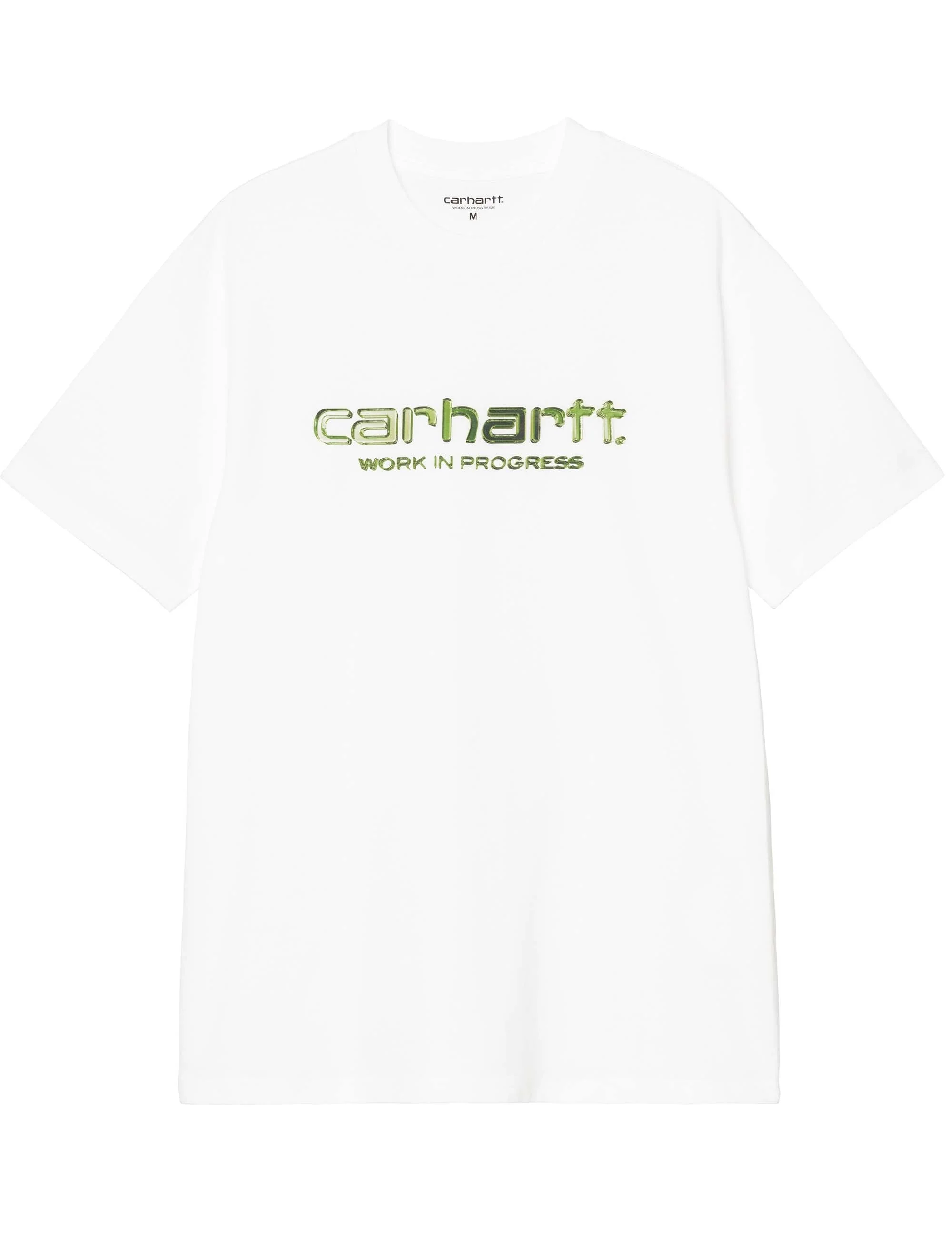 Solar Chrome Script T-Shirt - White