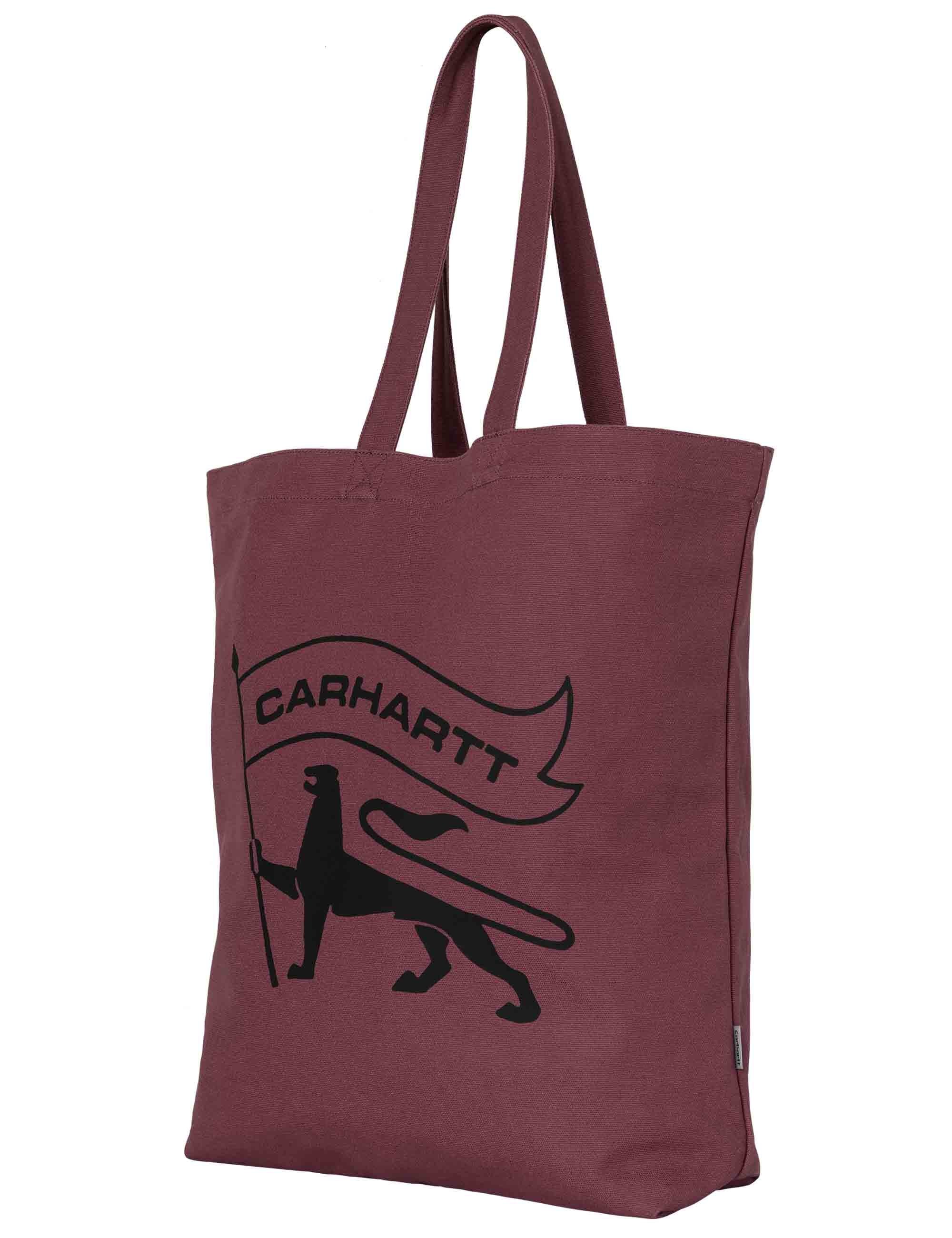 Stamp Tote Bag - Dusty Fuchsia/Black - Image 2