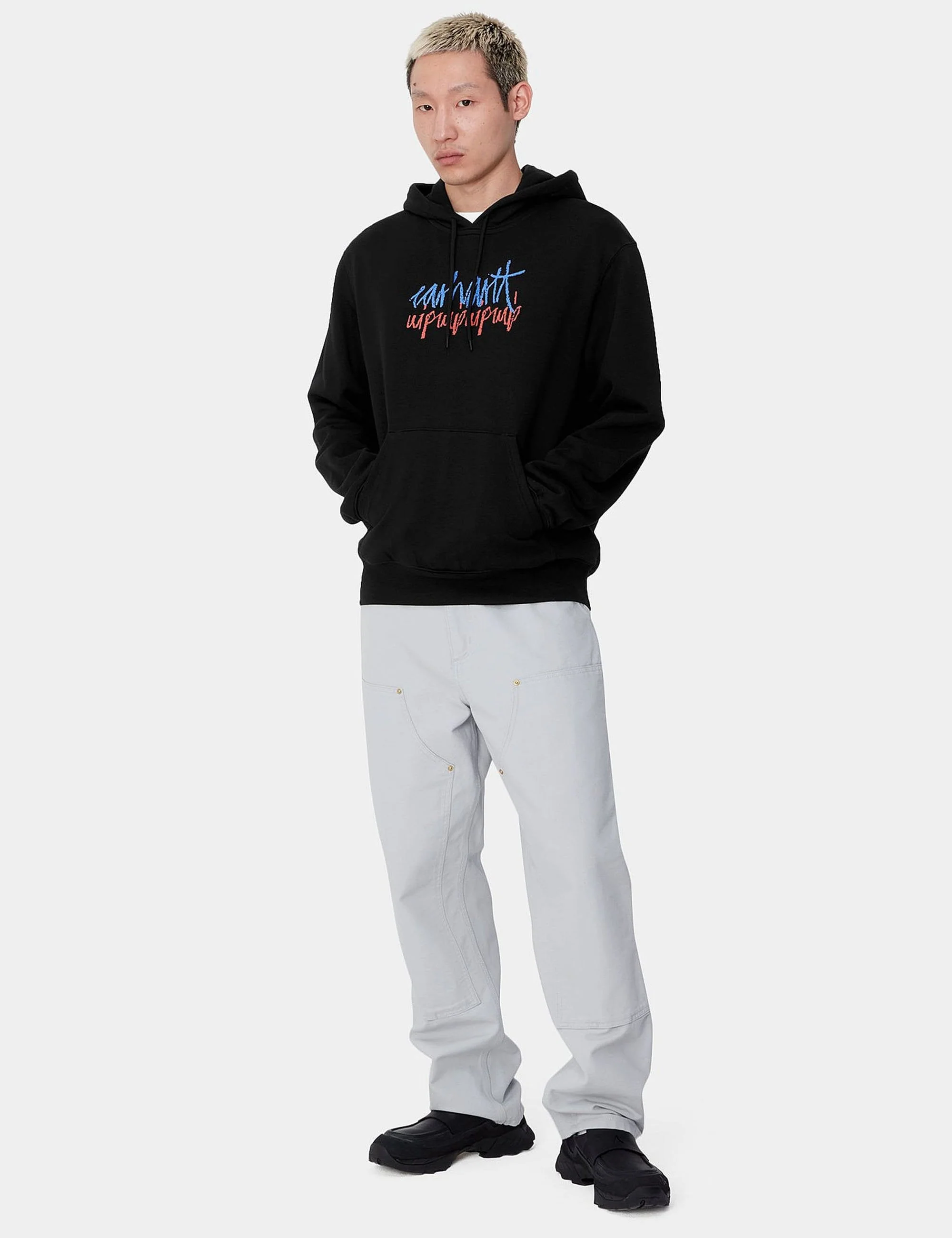 Stereo Hooded Sweat - Black - Image 5