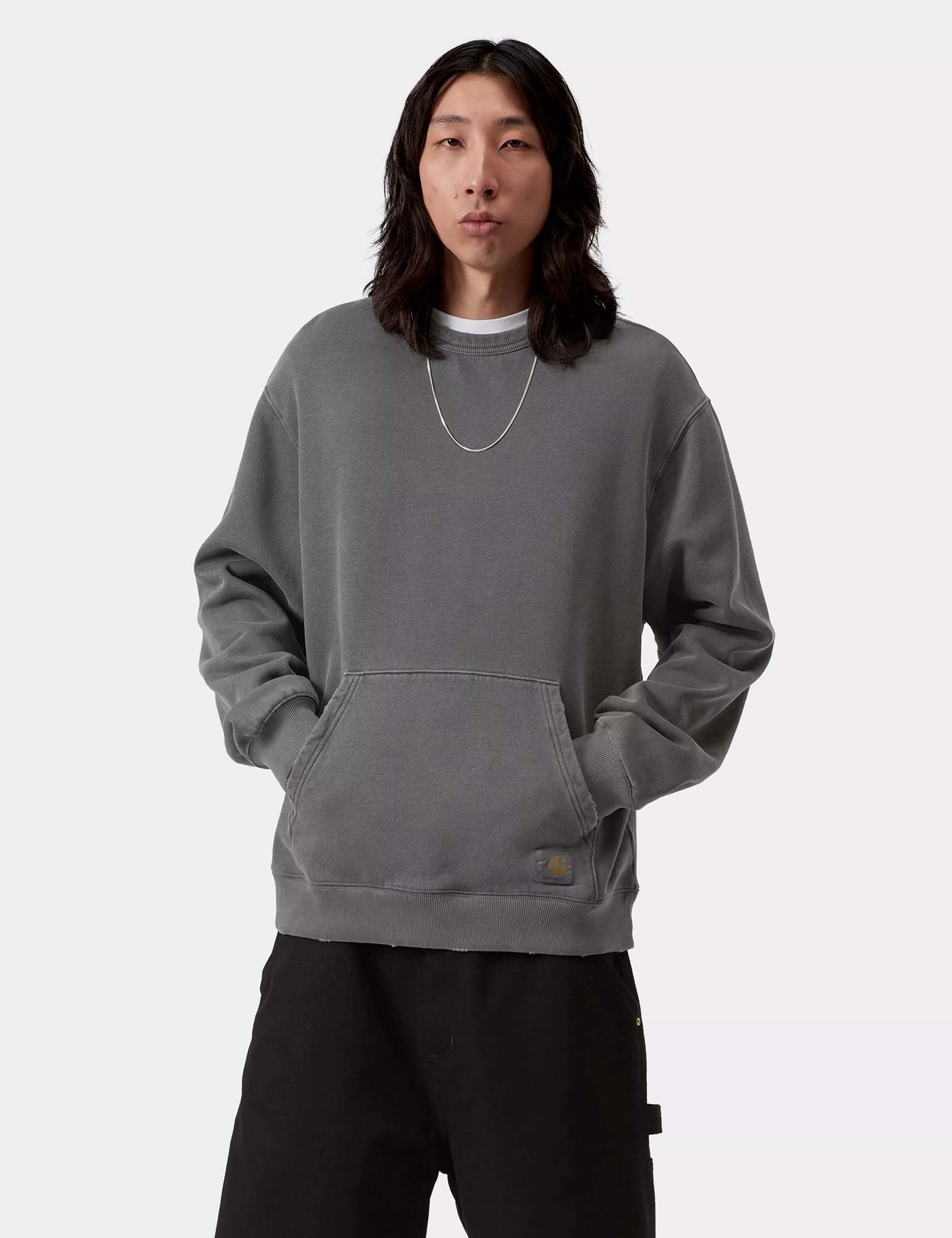 Torion Crew Sweat - Black (Grind Wash) - Image 2