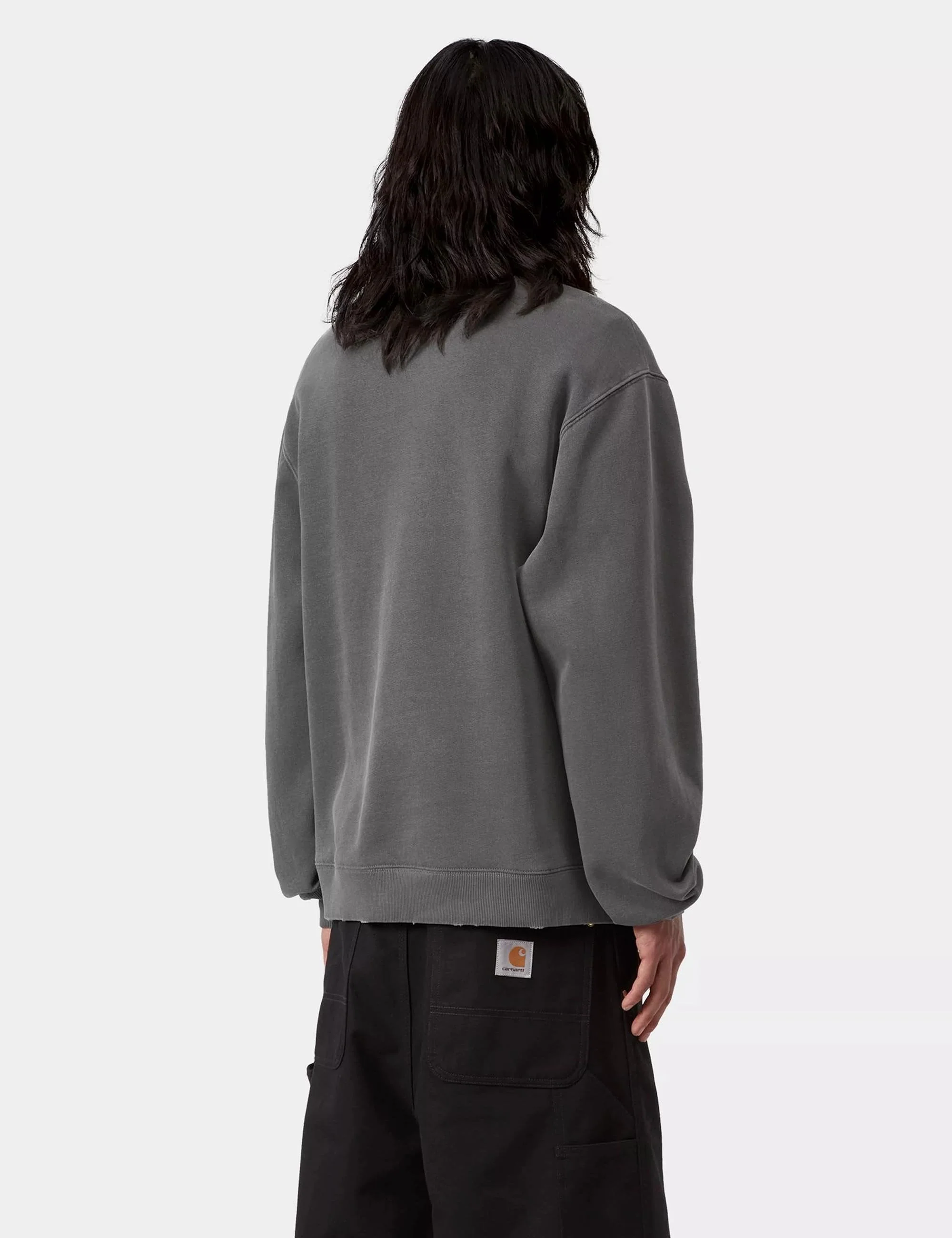 Torion Crew Sweat - Black (Grind Wash) - Image 4