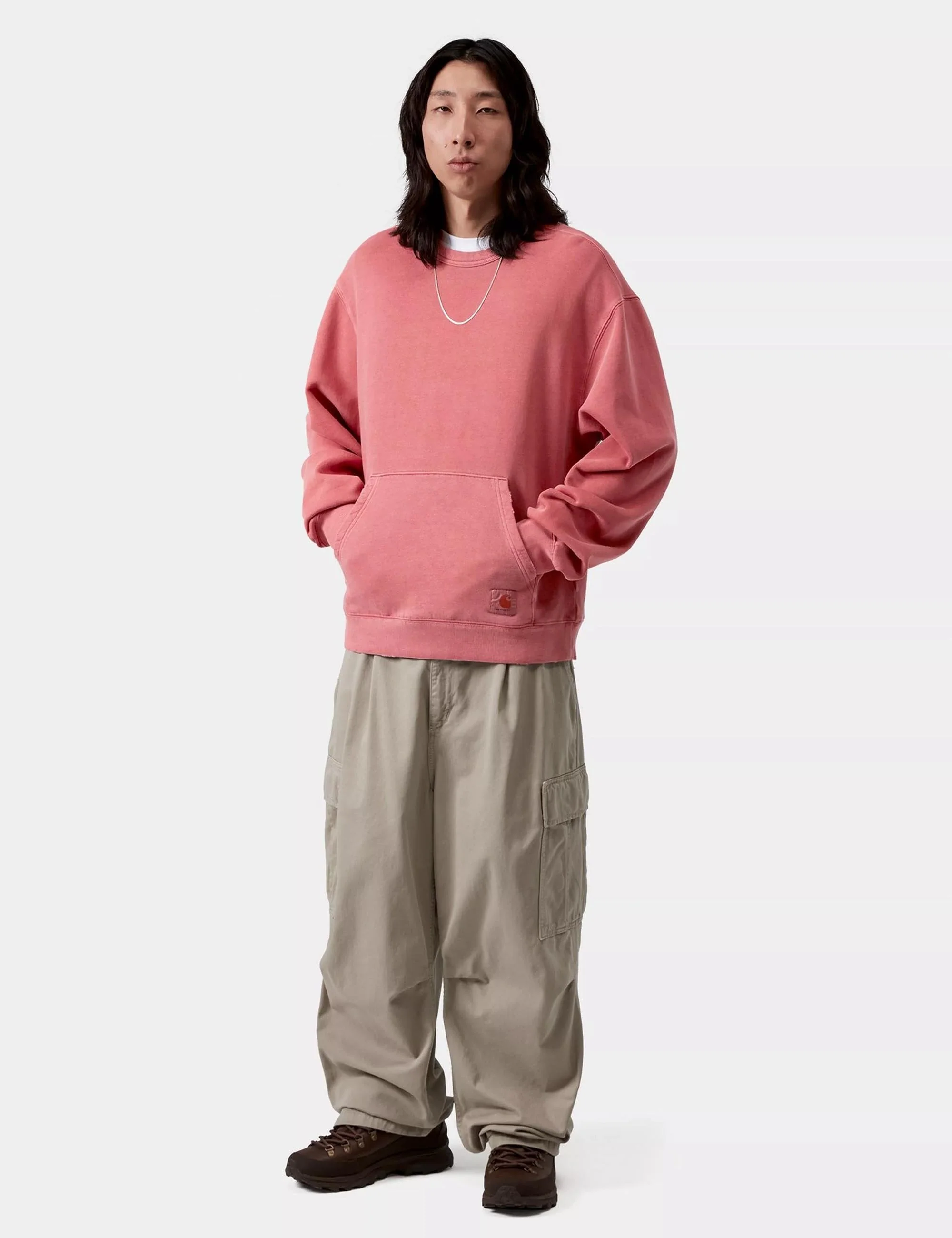 Torion Crew Sweat - Marsala (Grind Wash) - Image 5